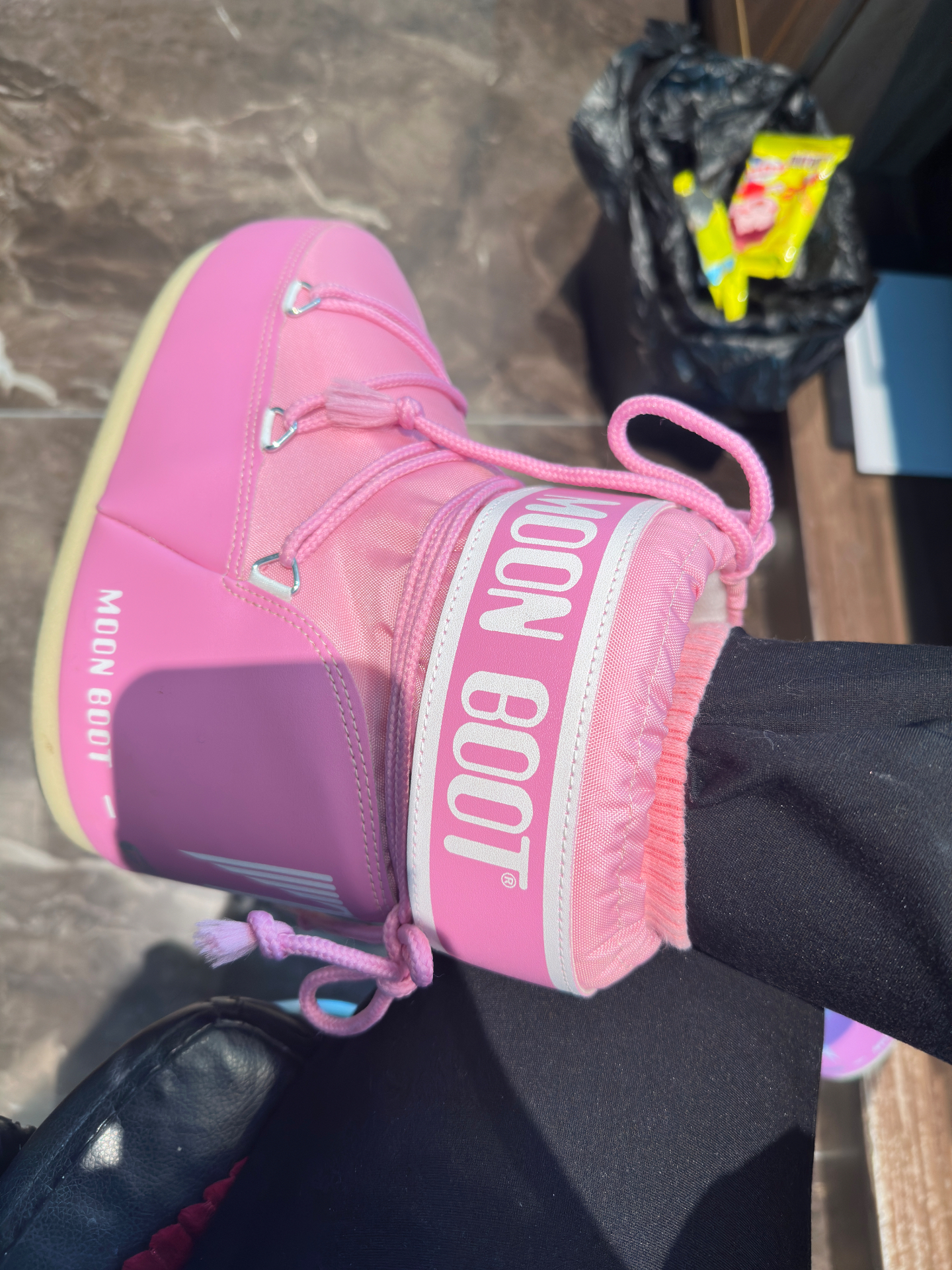 custom review-MOON BOOT Термические Короткие Снежные Ботинки Унисекс Розовые