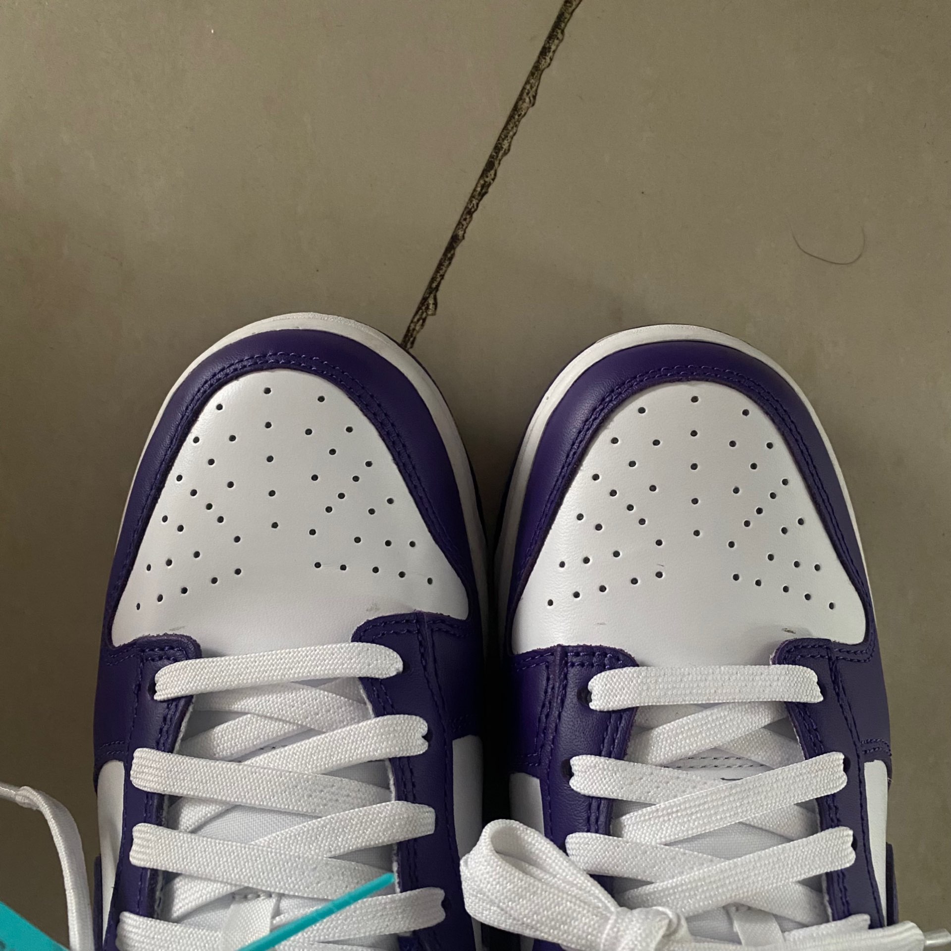 custom review-Nike Dunk Low Топ Скейтборд Кроссовки Мужские Белый Фиолетовый