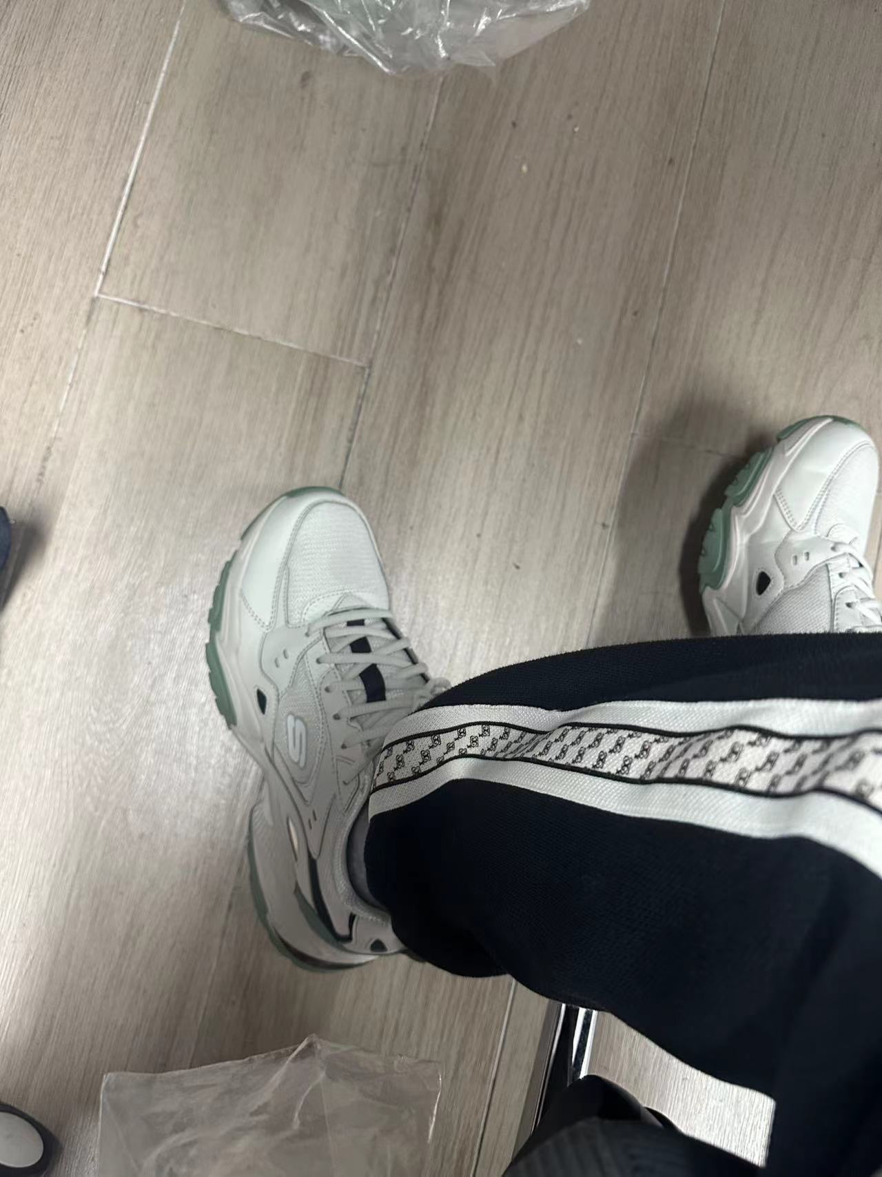 custom review-Skechers Stamina V2 Высота Увеличивающие Легкие Низкие Кроссовки Мужские Естественные