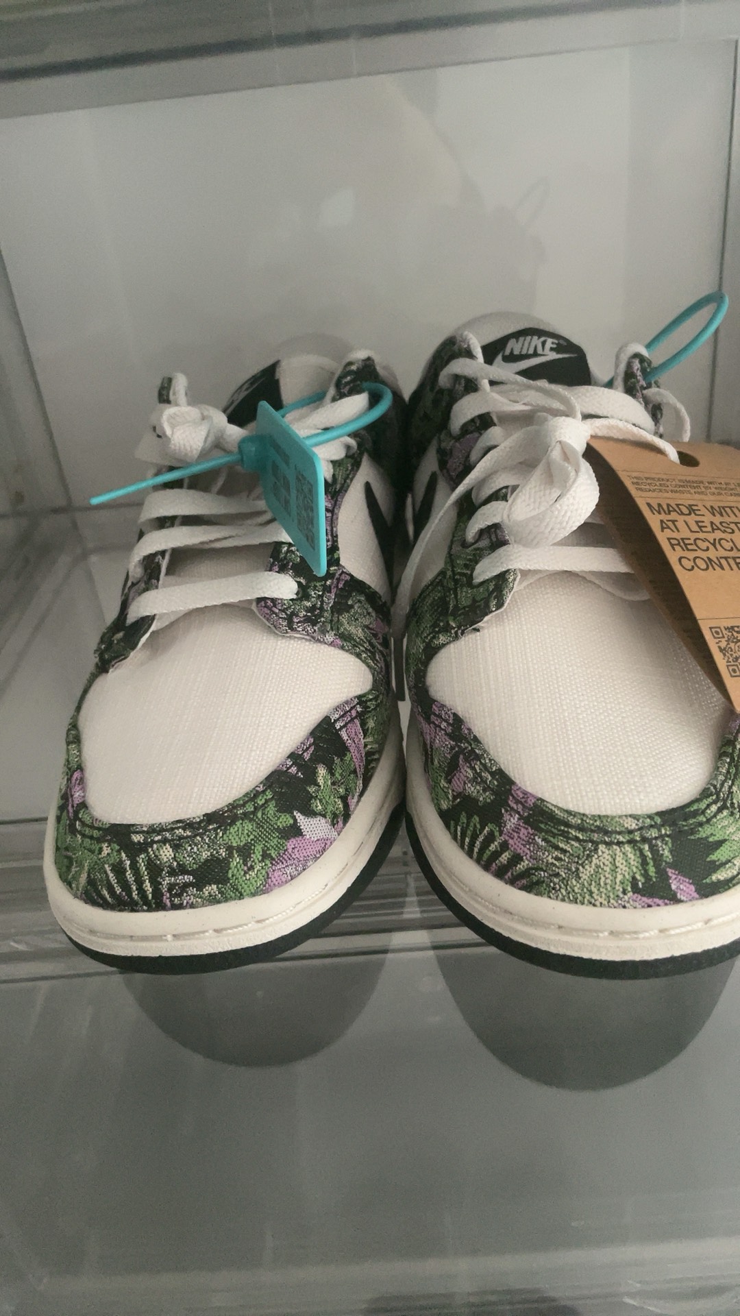 custom review-Nike Dunk LOW Топ Скейтборд Кроссовки Женские Белые Черные