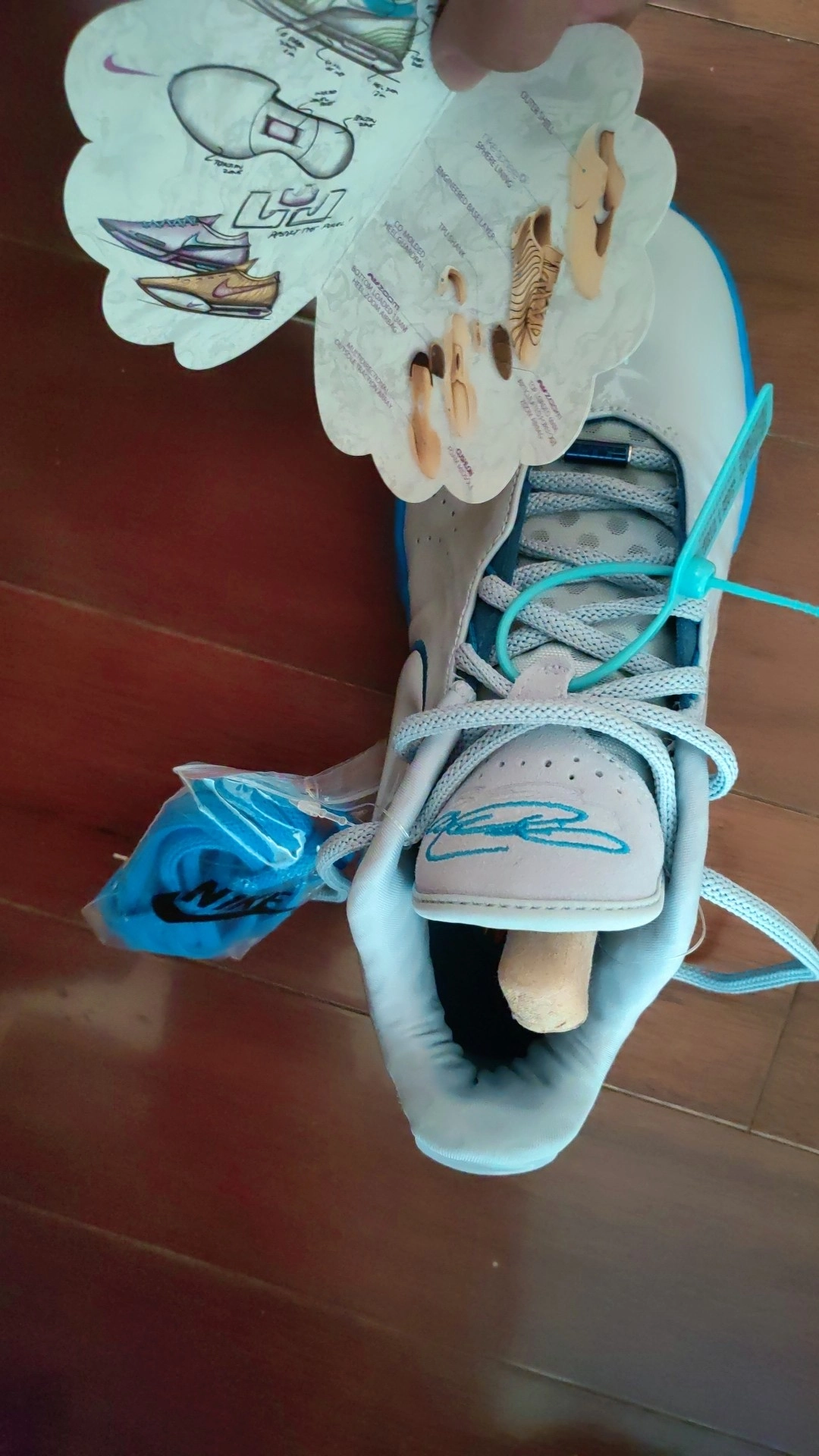 custom review-Nike Lebron 21 EP Low Топ Баскетбольные кроссовки Мужской Синий