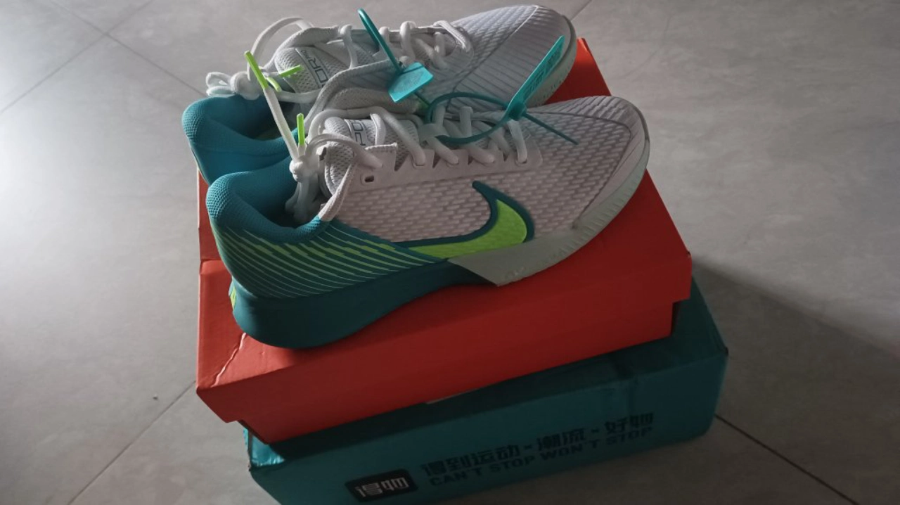 custom review-Nike Air Zoom Vapor Pro 2 Устойчивые к истиранию амортизаторы Низкий топ Кроссовки для тенниса Женские Белый Зеленый