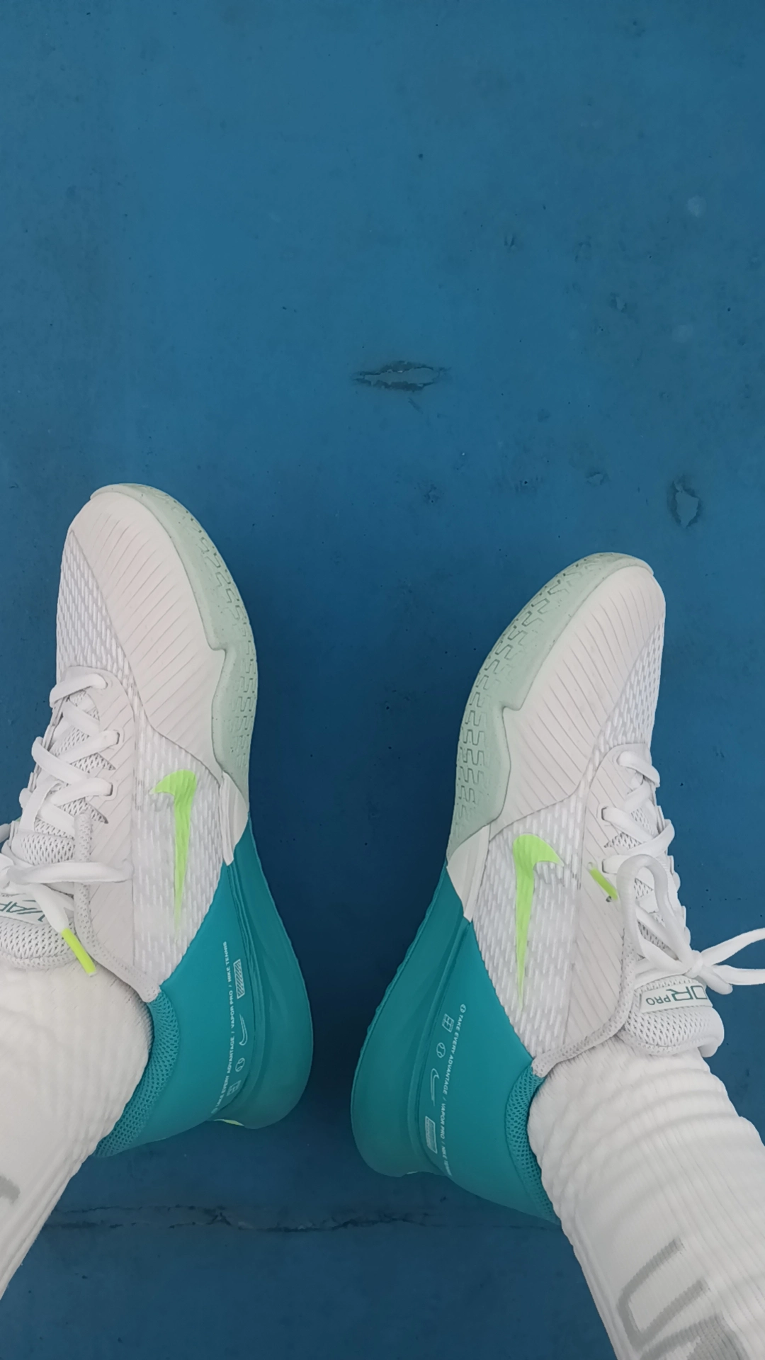 custom review-Nike Air Zoom Vapor Pro 2 Устойчивые к истиранию амортизаторы Низкий топ Кроссовки для тенниса Женские Белый Зеленый