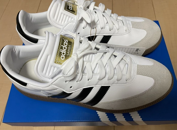 custom review-Adidas Samba Устойчивая к истиранию Низкая Обувь для гольфа Унисекс Белый Черный