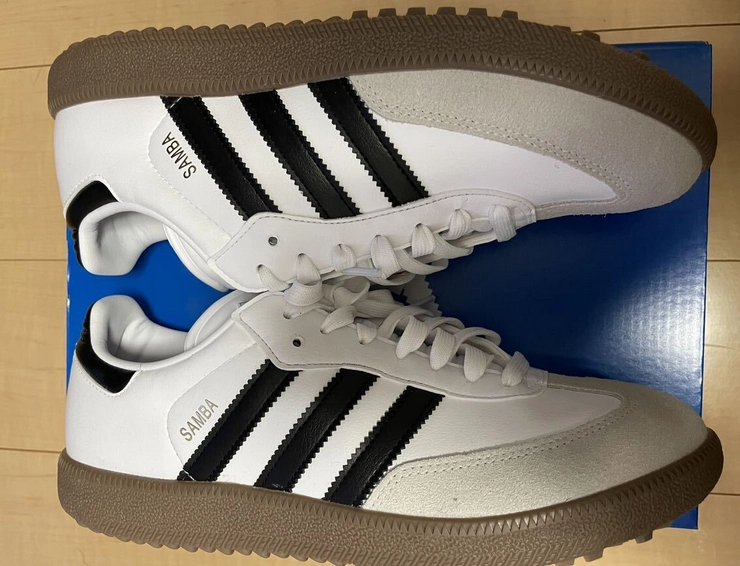 custom review-Adidas Samba Устойчивая к истиранию Низкая Обувь для гольфа Унисекс Белый Черный