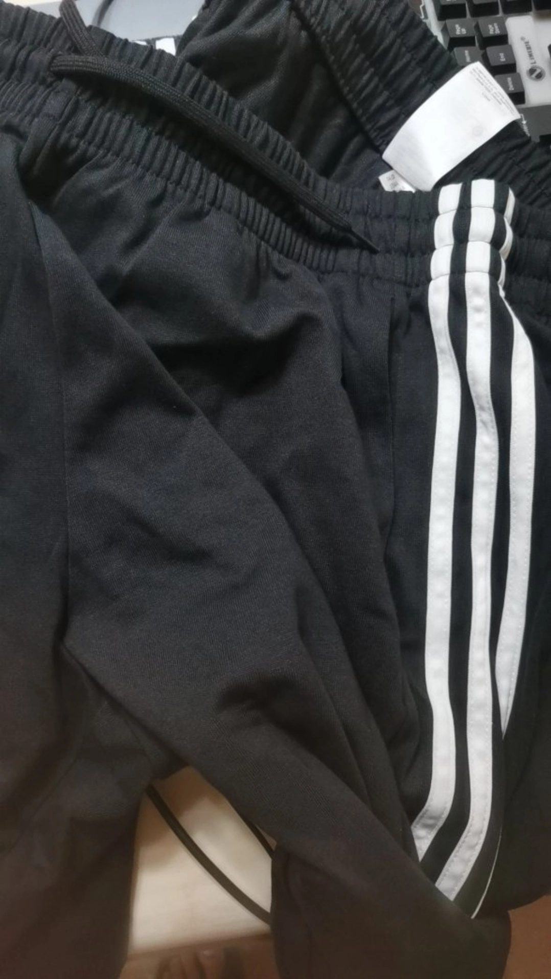 custom review-Adidas Essentials Knitted Тренировочные брюки Мужские Черные