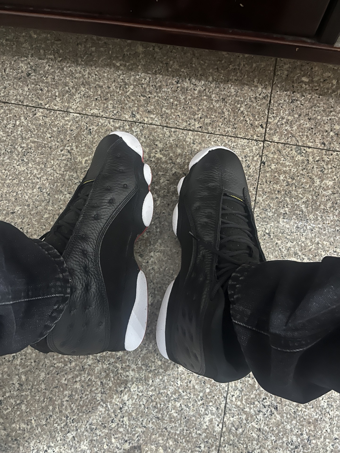 custom review-Jordan Air Jordan 13 'Playoffs' MID Топ Винтажные баскетбольные кроссовки Унисекс Черный Playoff Выпуск 2023 года