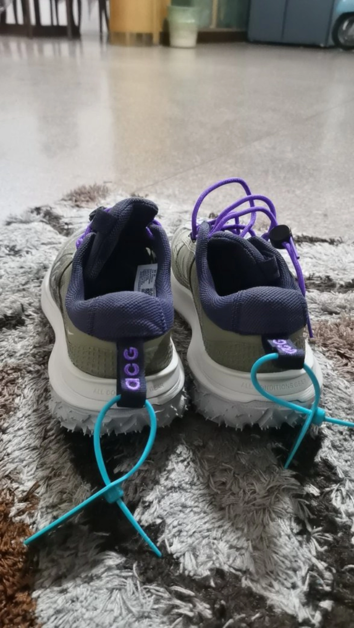 custom review-Nike ACG Mountain Fly 2 'Neutral Olive' Grip Low Top Уличная обувь Мужская Армейский зеленый