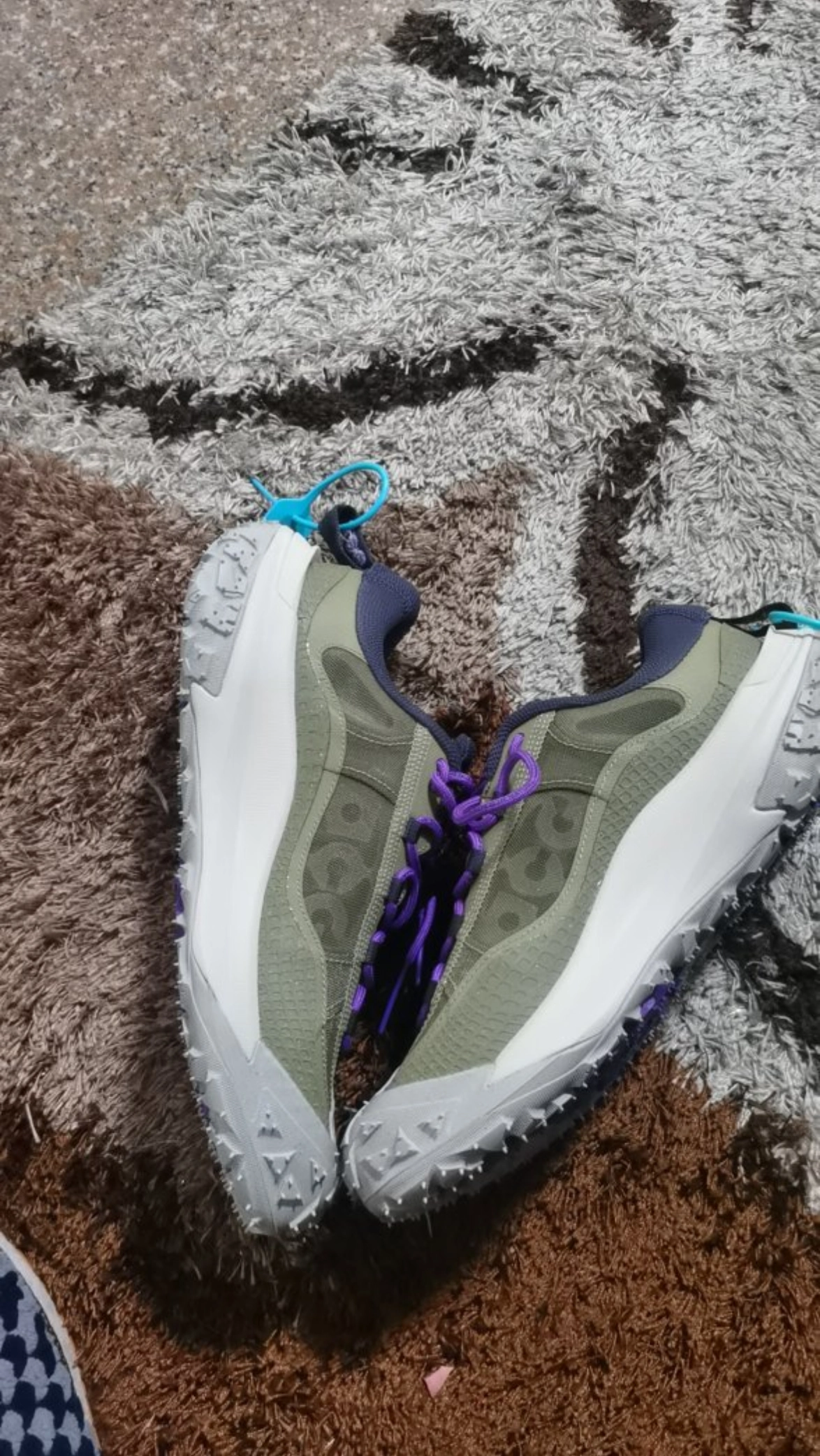 custom review-Nike ACG Mountain Fly 2 'Neutral Olive' Grip Low Top Уличная обувь Мужская Армейский зеленый