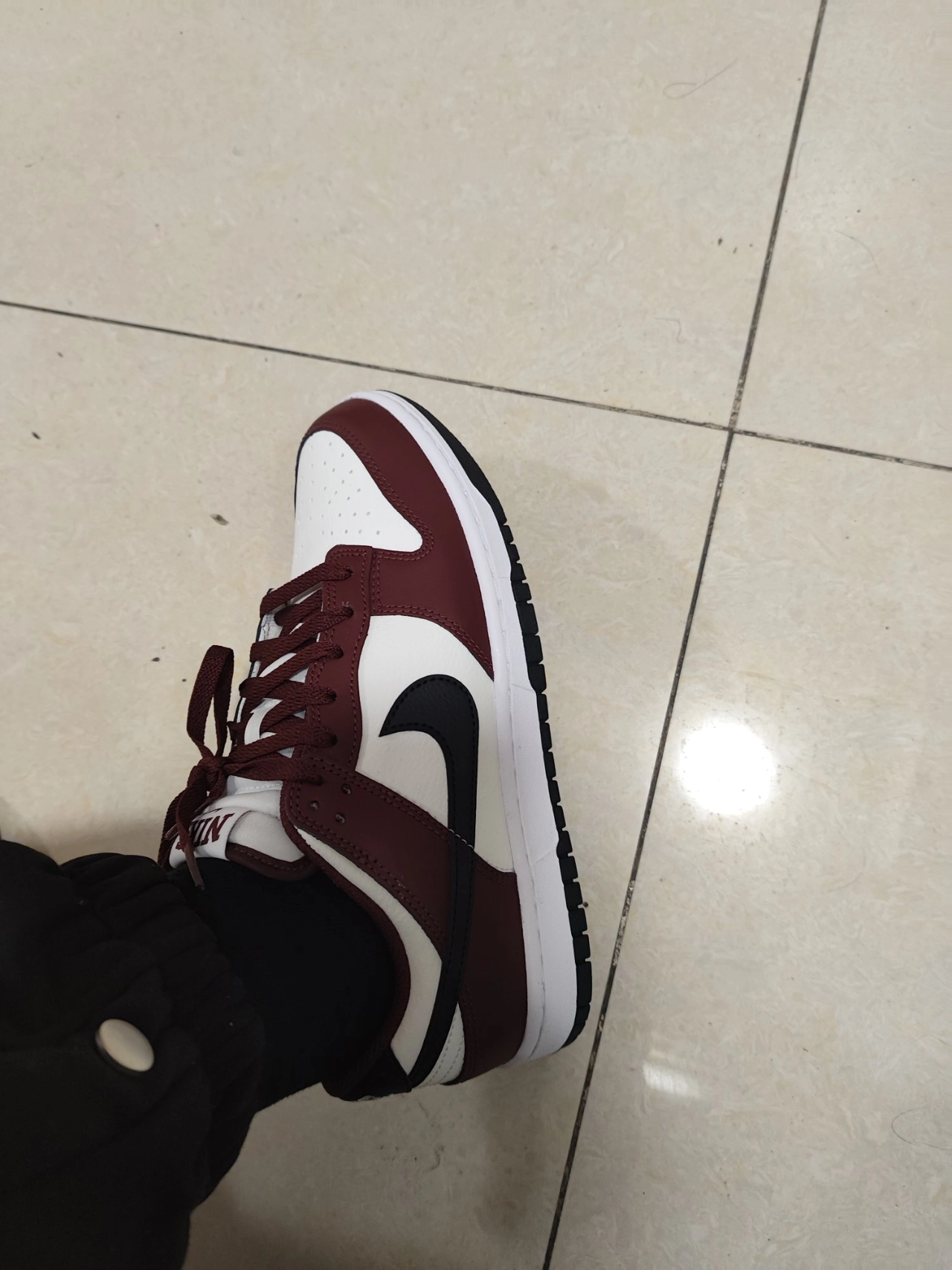 custom review-Nike Dunk Slip-on Устойчивый к истиранию Низкий Топ Скейтборд Кроссовки Мужские Белый Красный Черный