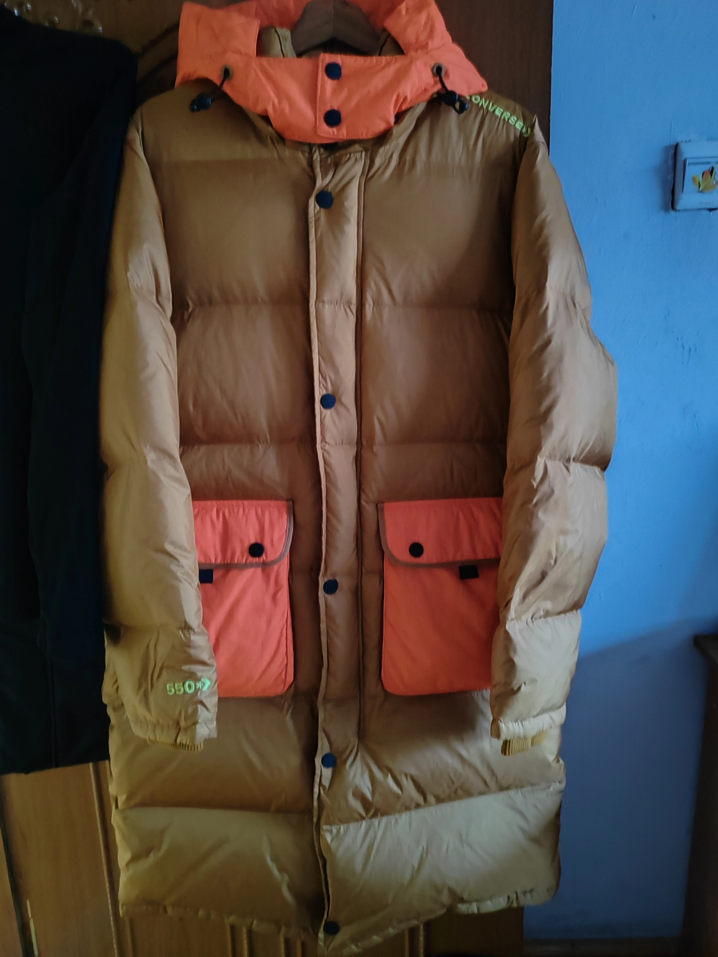 custom review-Конверс Пуховик Зимний Мужской Пшеница