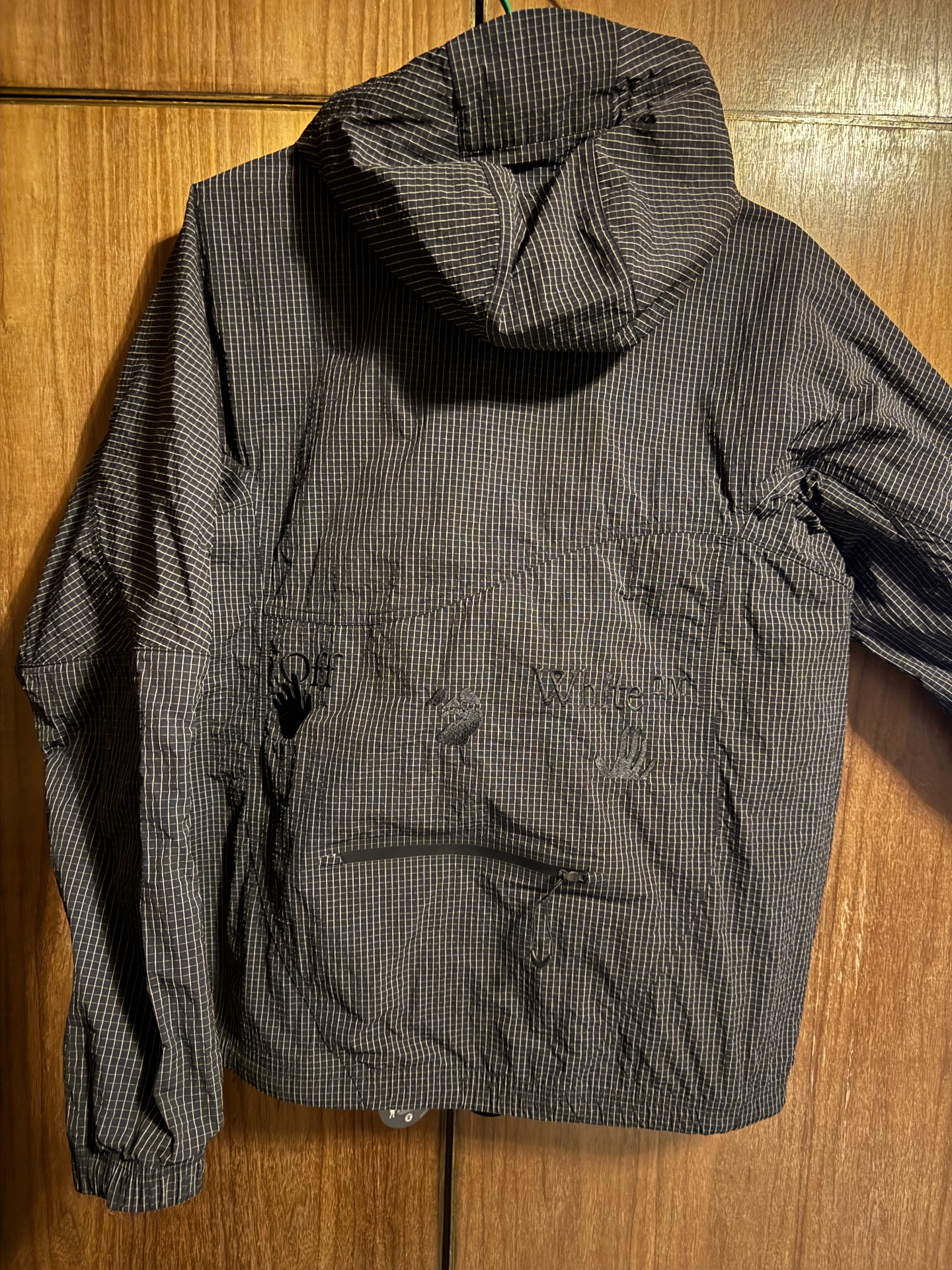 custom review-Nike X Off Белый Свитшот Азиатская версия Унисекс Черный