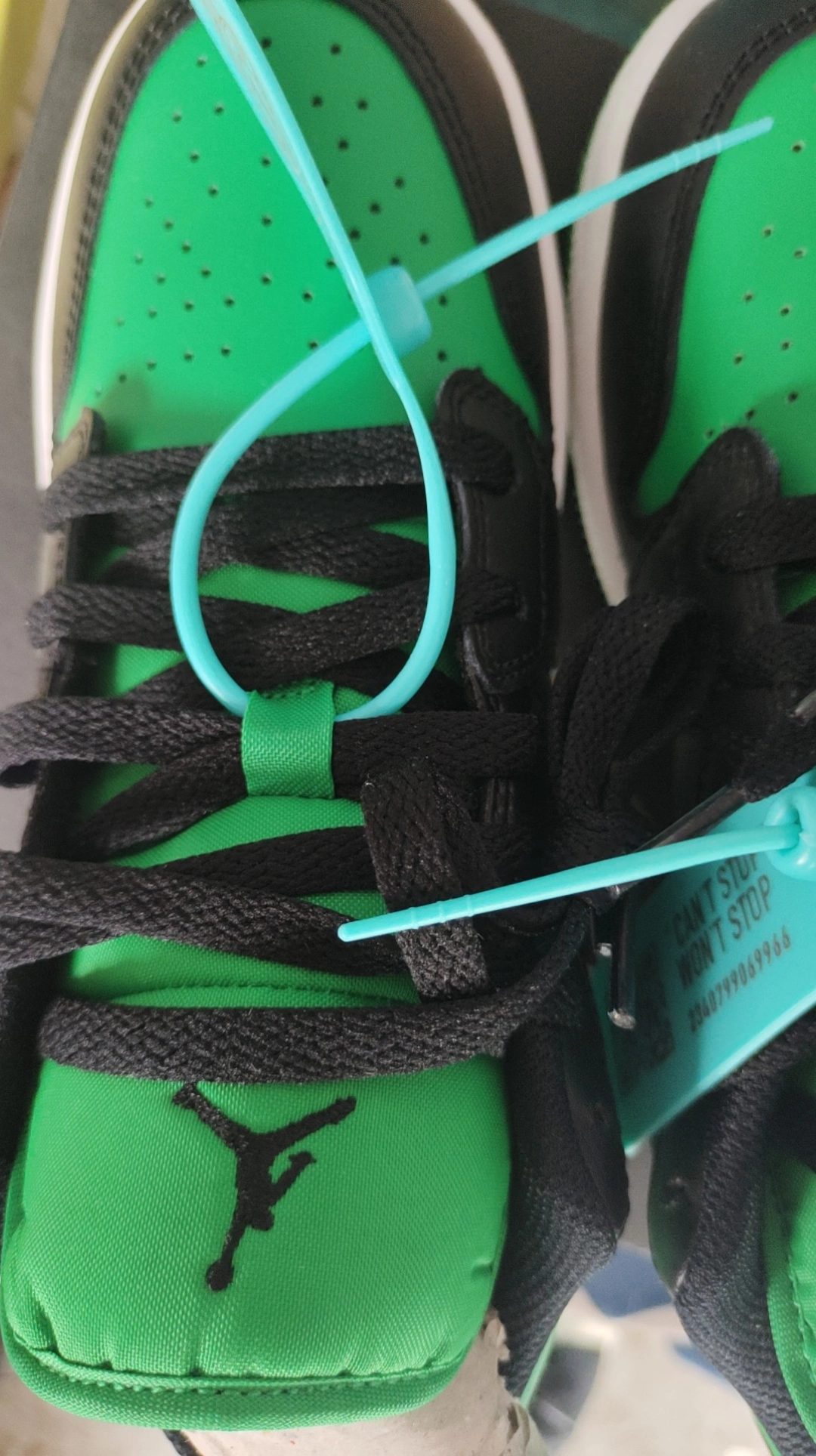 custom review-Jordan Air Jordan 1 Low BG противоскользящий устойчивый к истиранию низкий топ детские баскетбольные кроссовки черный зеленый