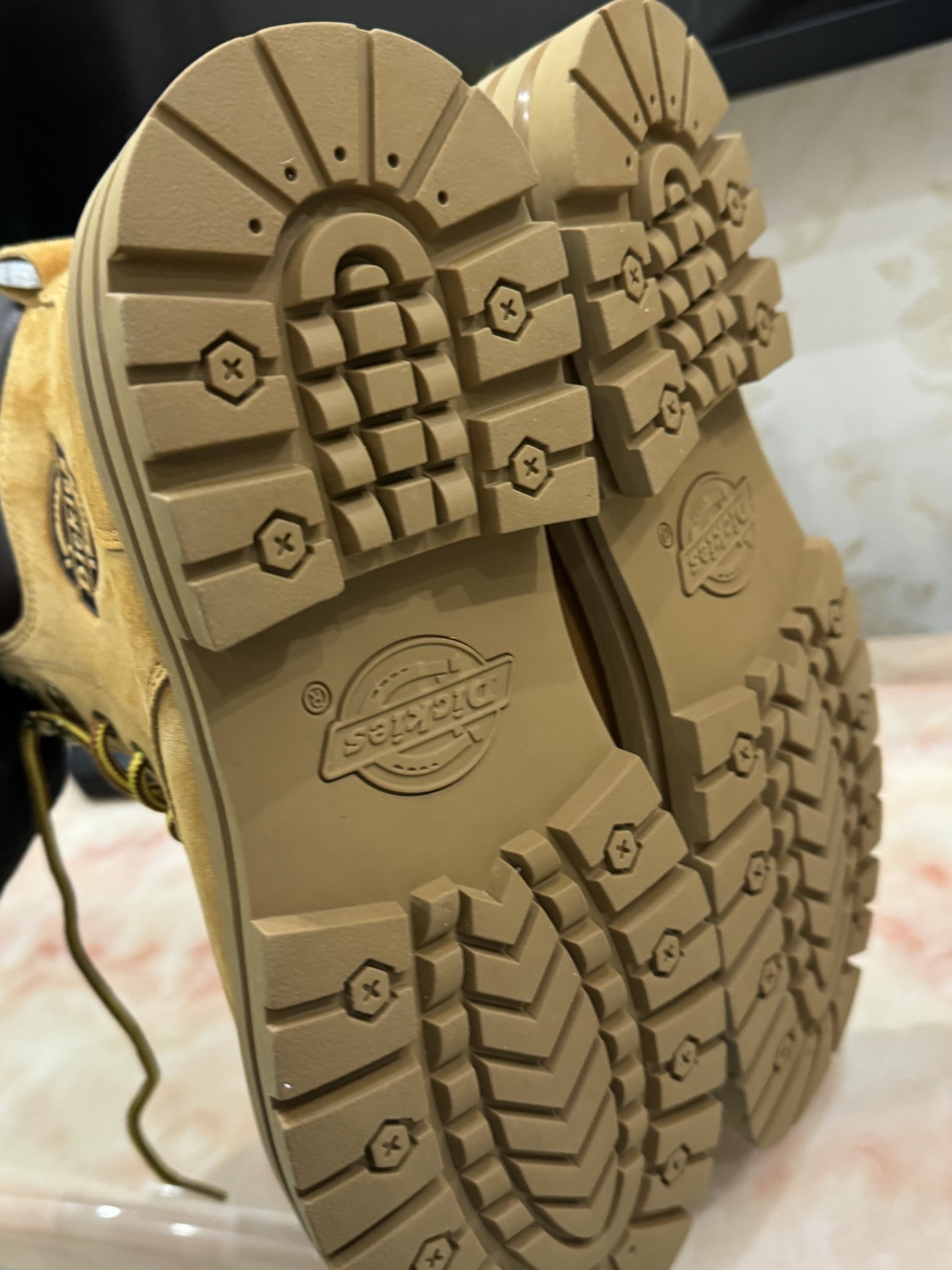 custom review-Dickies Водонепроницаемый и Износостойкий 11,5 см Аутдор Мужской Земляной Желтый