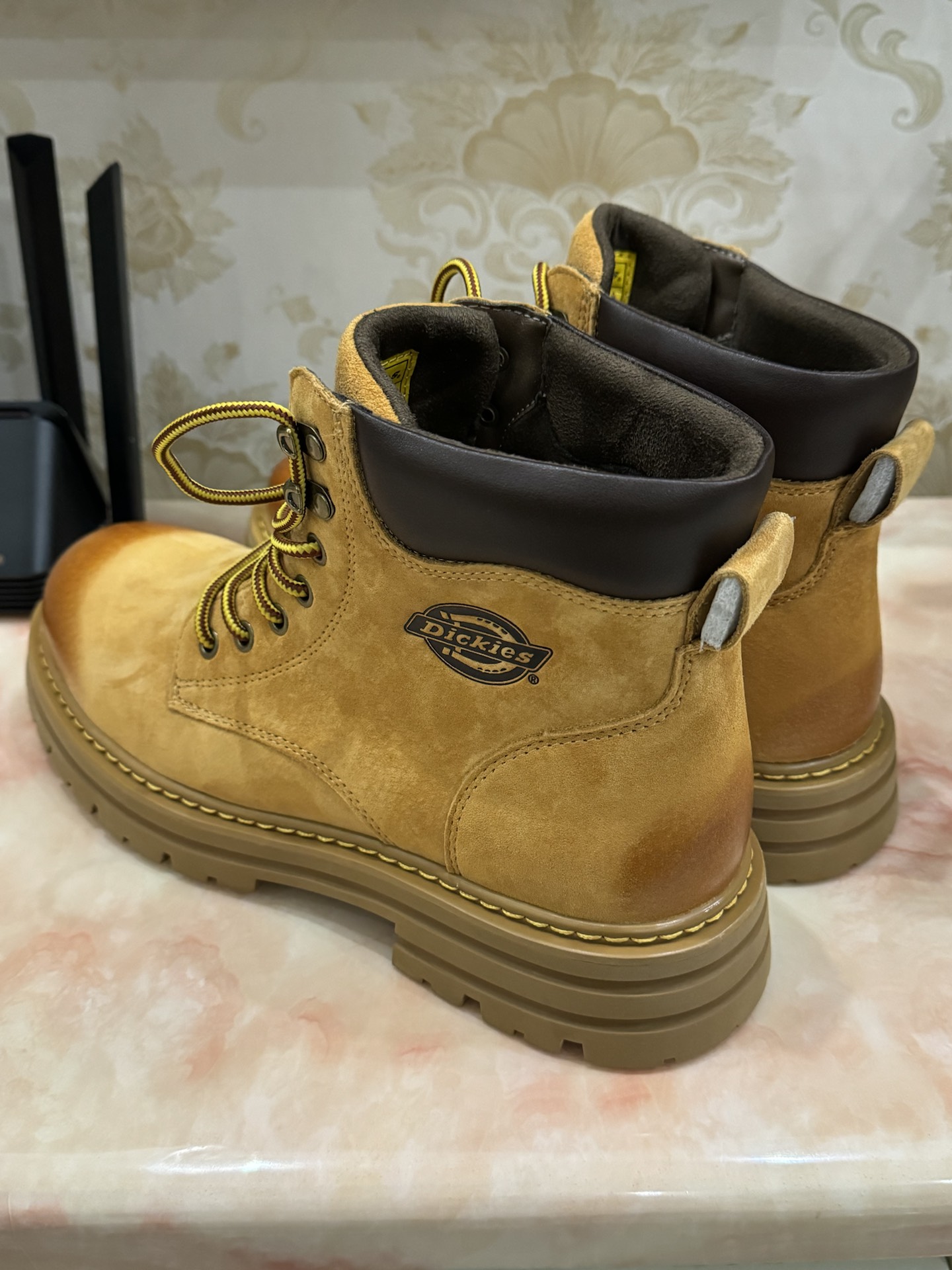 custom review-Dickies Водонепроницаемый и Износостойкий 11,5 см Аутдор Мужской Земляной Желтый