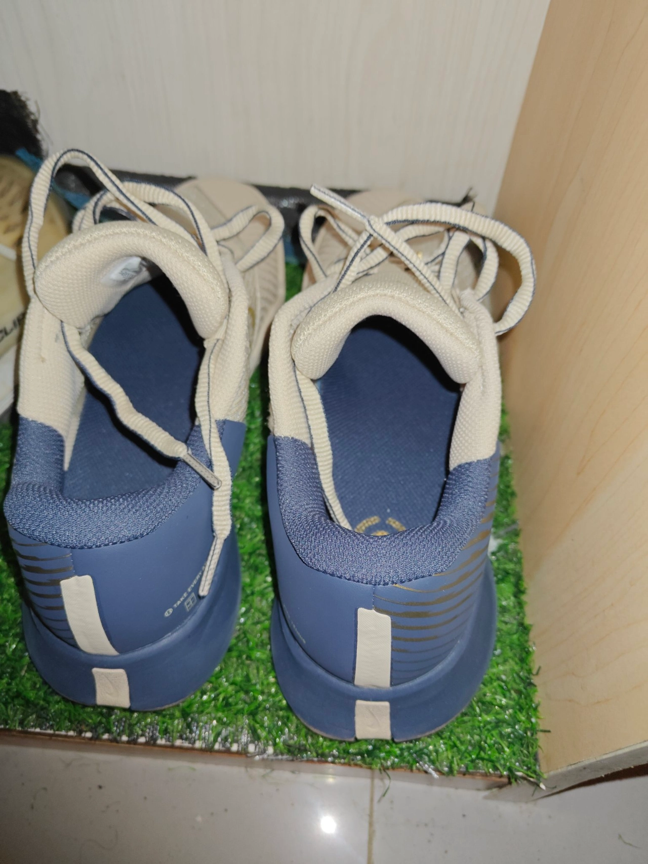 custom review-Nike Air Zoom Vapor Pro 2 Теннисные кроссовки Низкий топ Песочный Flow/Металл Золотой Грозовой синий Мужской