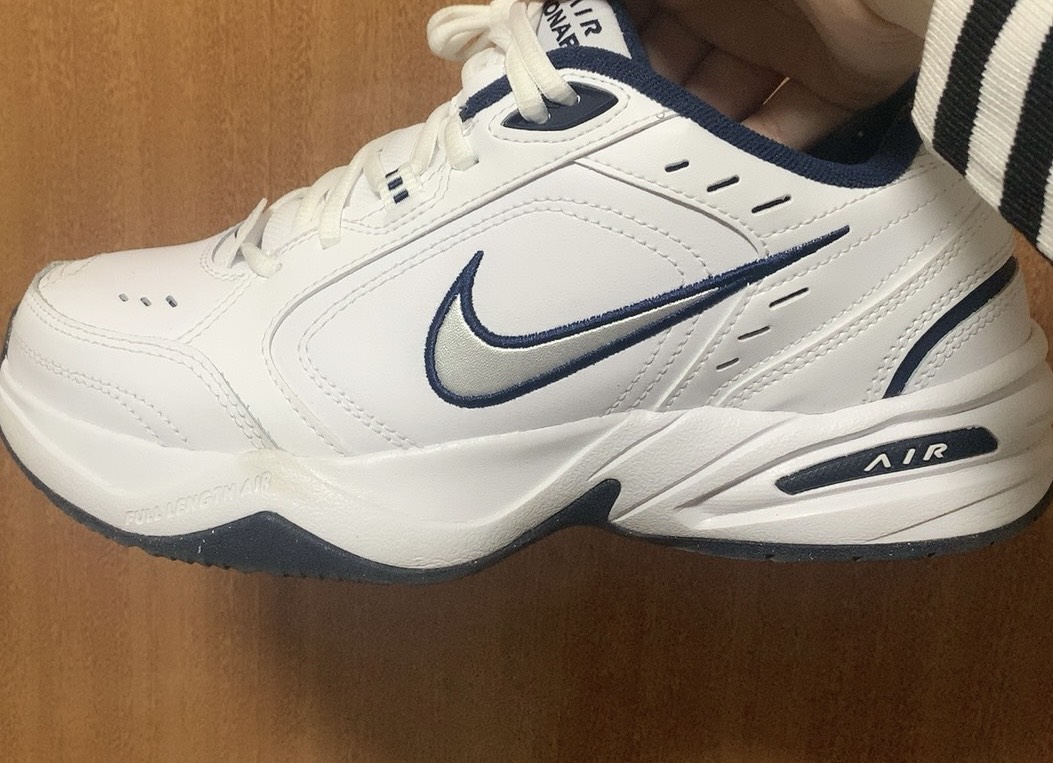 custom review-Nike Air Monarch Iv White Navy