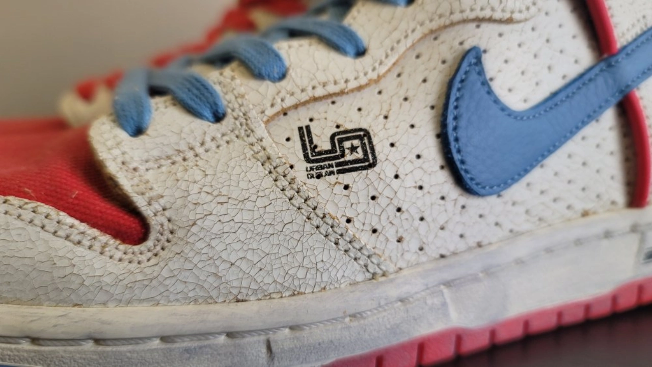 custom review-Ishod Wair x Nike Dunk Pro Decon QS High Скейтборд Кроссовки Unisex Белый Синий Красный