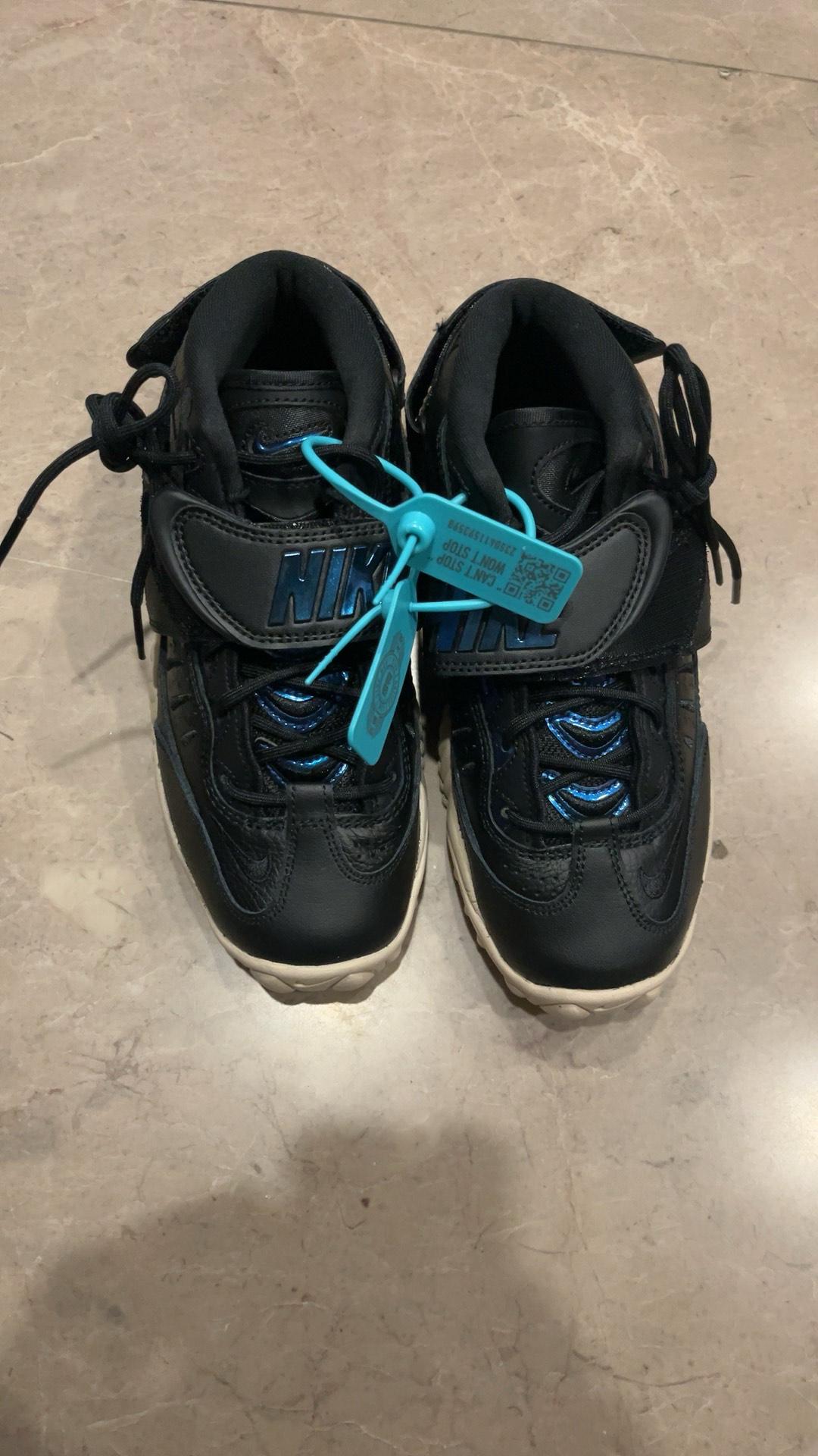 custom review-Nike Air Adjust FORCE 'Черный MULTI' MID Топ Винтажные баскетбольные кроссовки Женские Черный синий фиолетовый