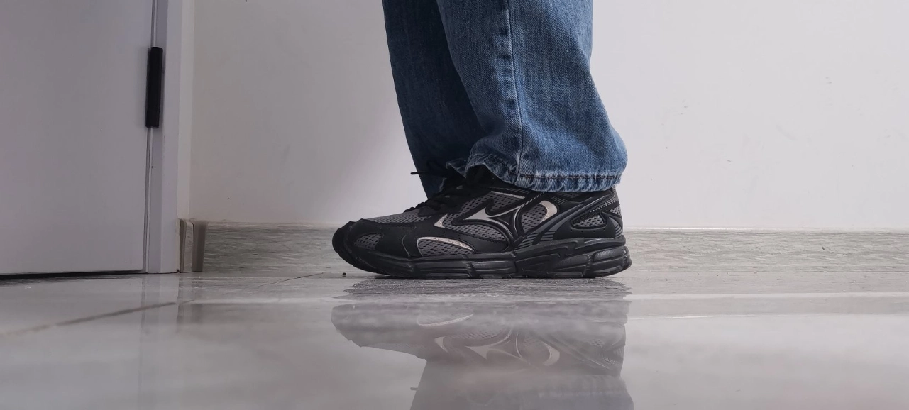 custom review-Mizuno Speed 2K Амортизаторы Shock противоскользящие дышащие низкий топ беговые кроссовки унисекс черный серый