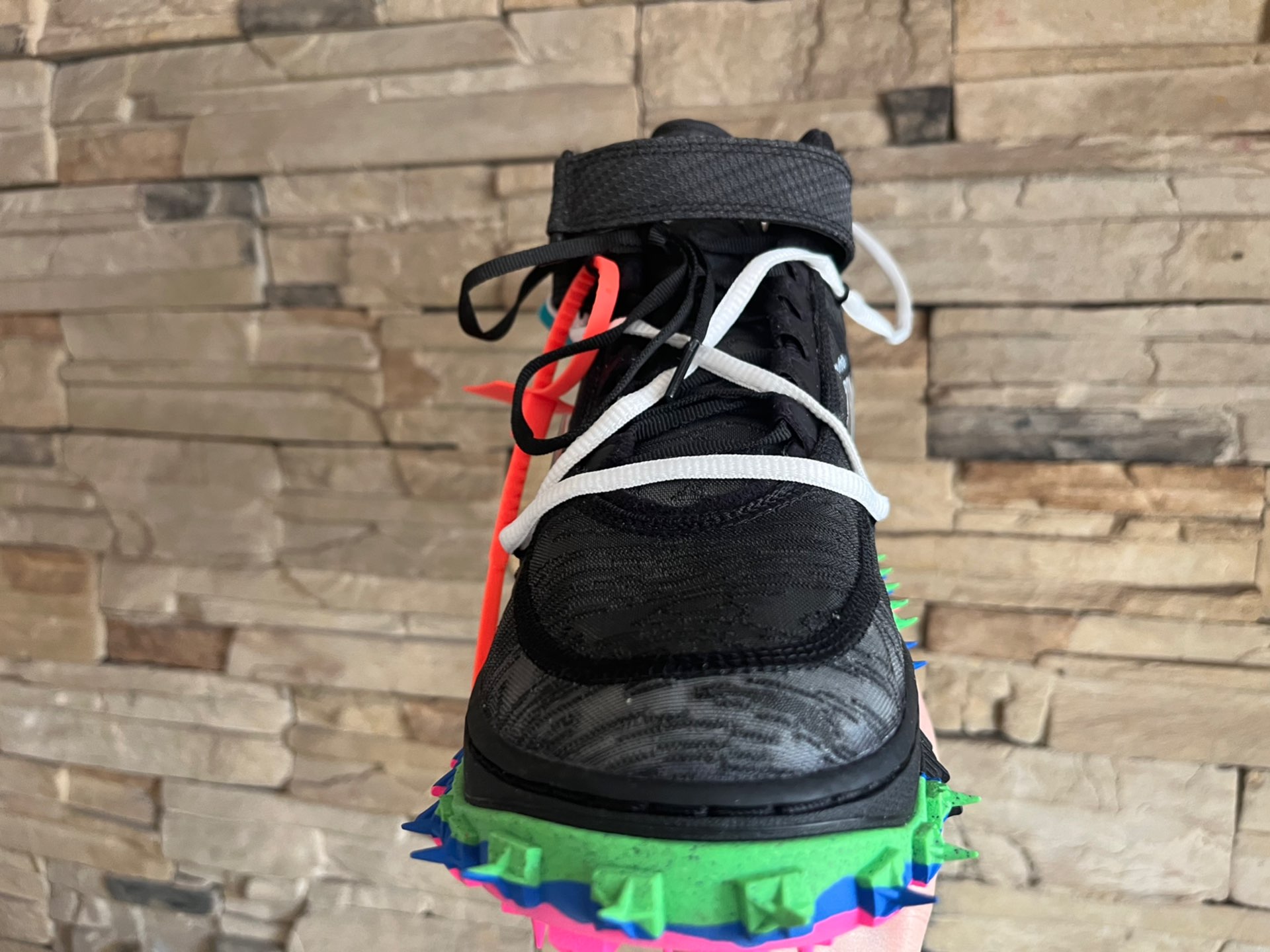 custom review-OFF Белый x Nike Air Force 1 SP MID Скейтборд Кроссовки Унисекс Черный