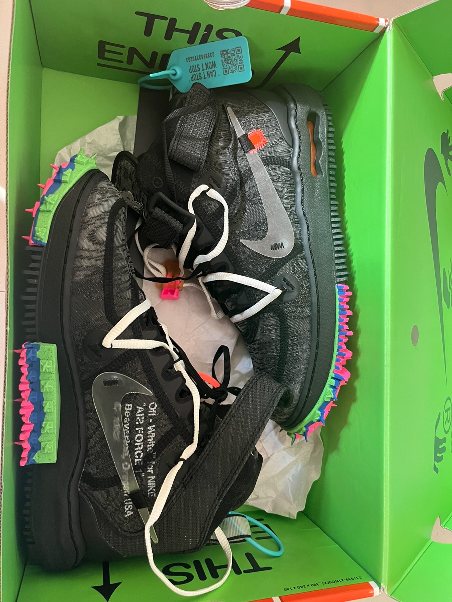 custom review-OFF Белый x Nike Air Force 1 SP MID Скейтборд Кроссовки Унисекс Черный