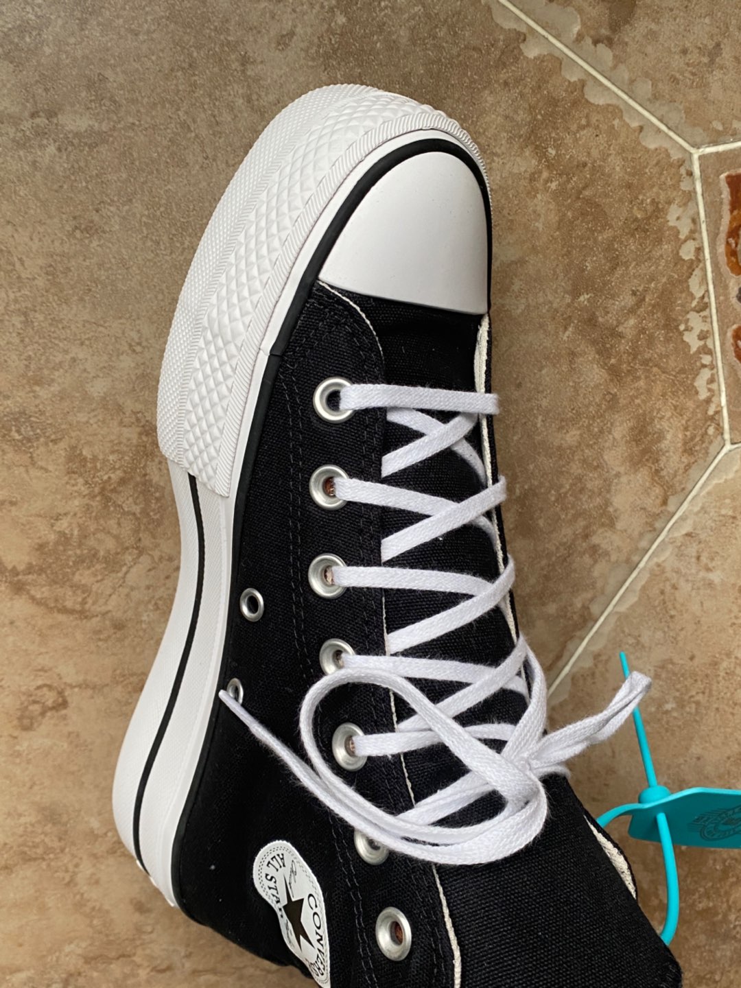 custom review-Конверс All Star Lift Износостойкий и Легкий Высокий Топ Кеды Женские Черный Белый