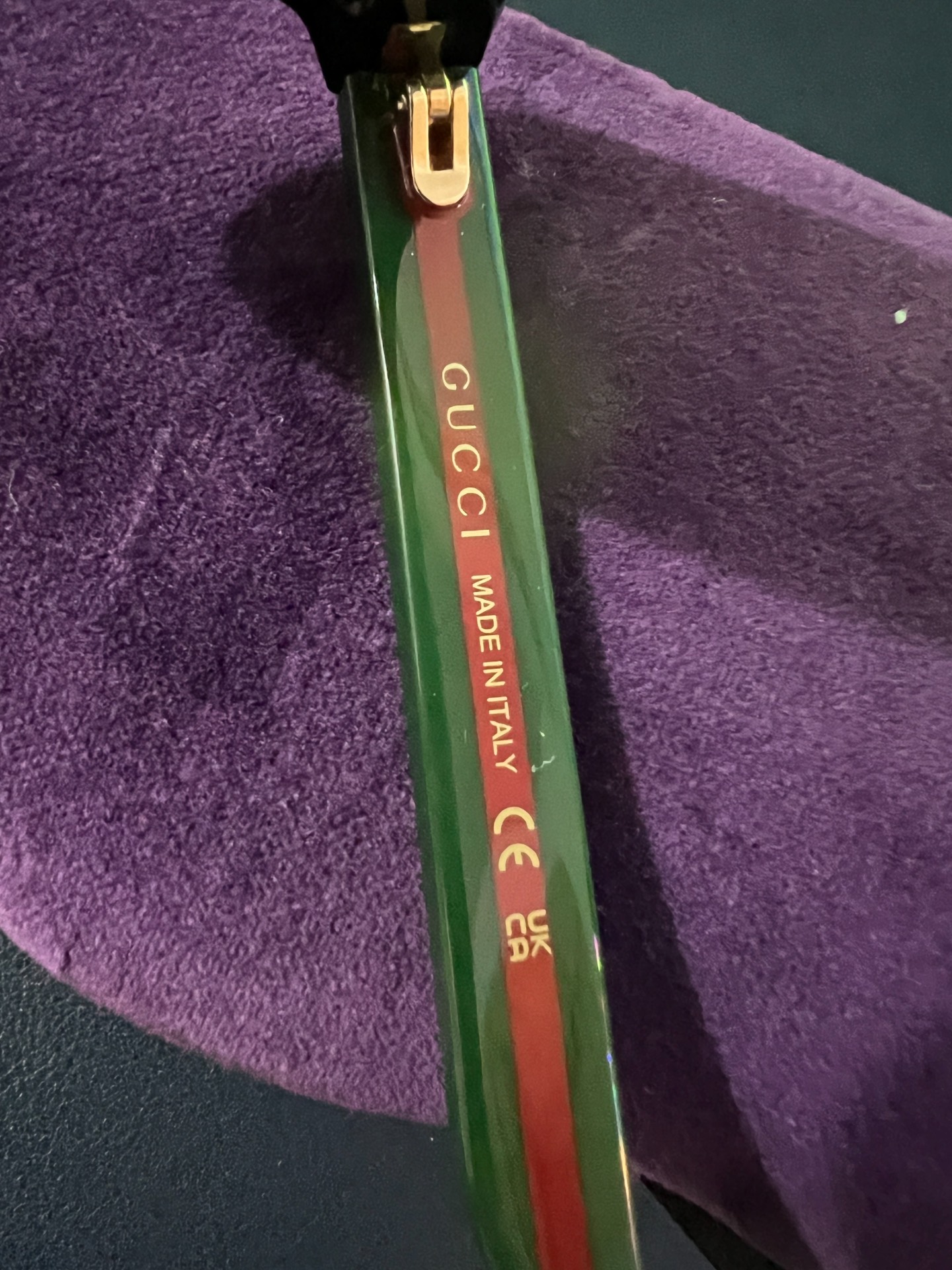 custom review-GUCCI Web Пластиковая оправа Квадратные Солнцезащитные очки Унисекс Черные