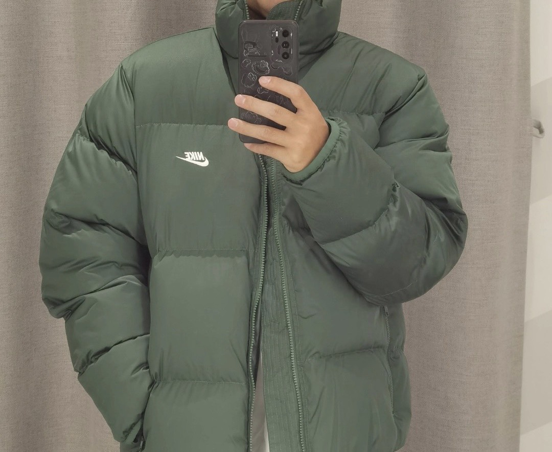 custom review-Nike Pine Green Мужские Куртки
