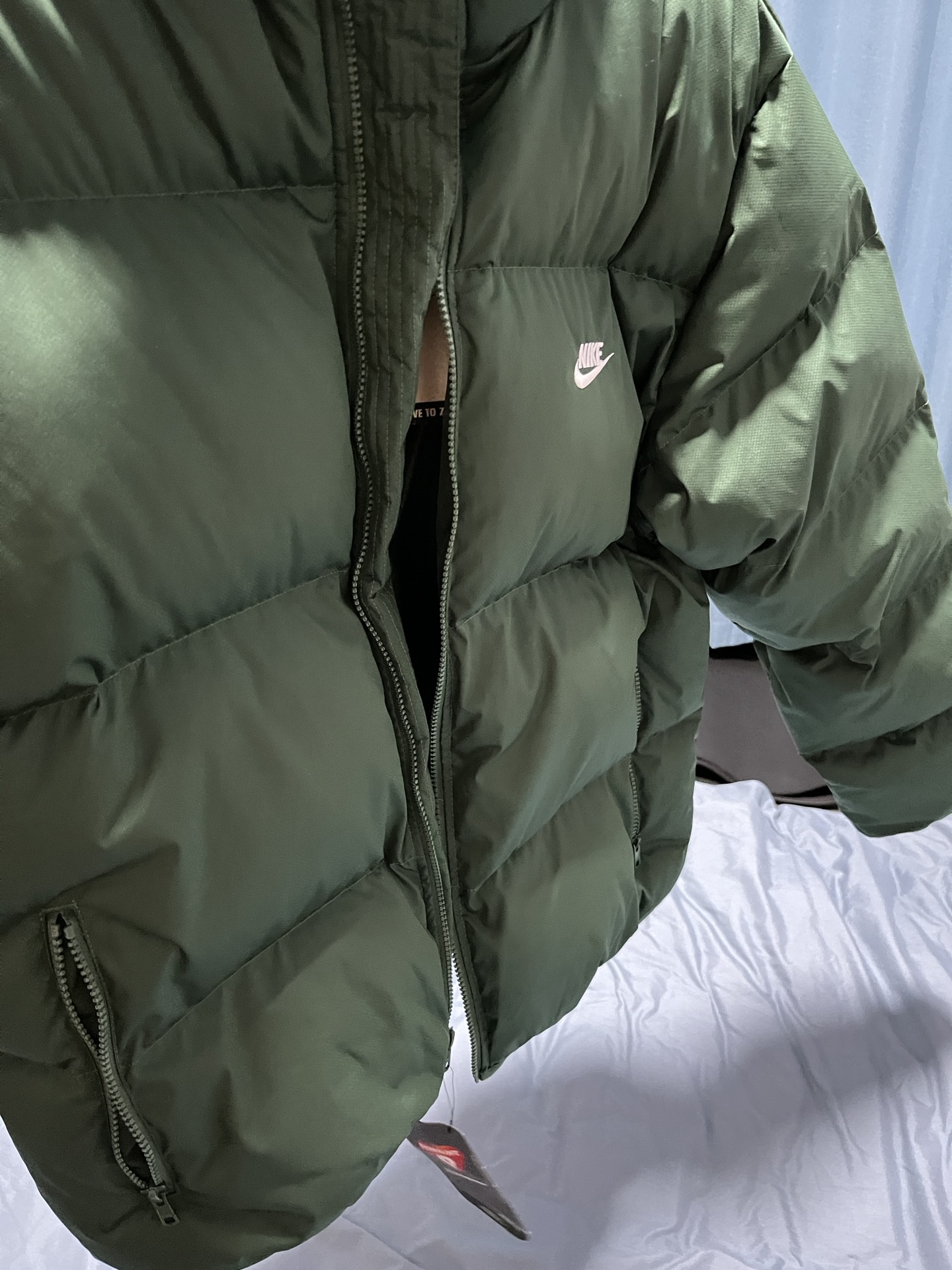 custom review-Nike Pine Green Мужские Куртки