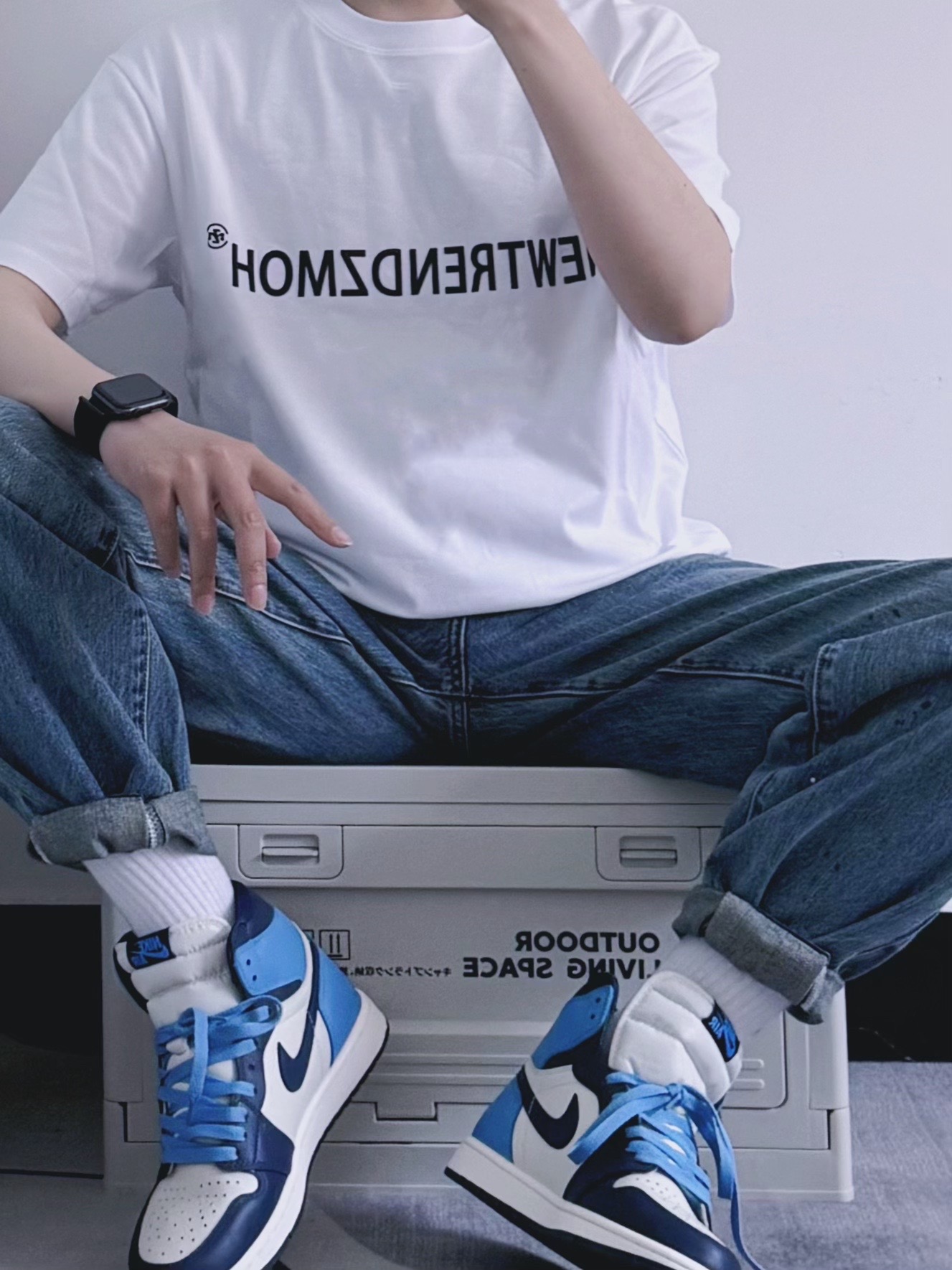 夏日蓝白系穿搭 清爽少年感up