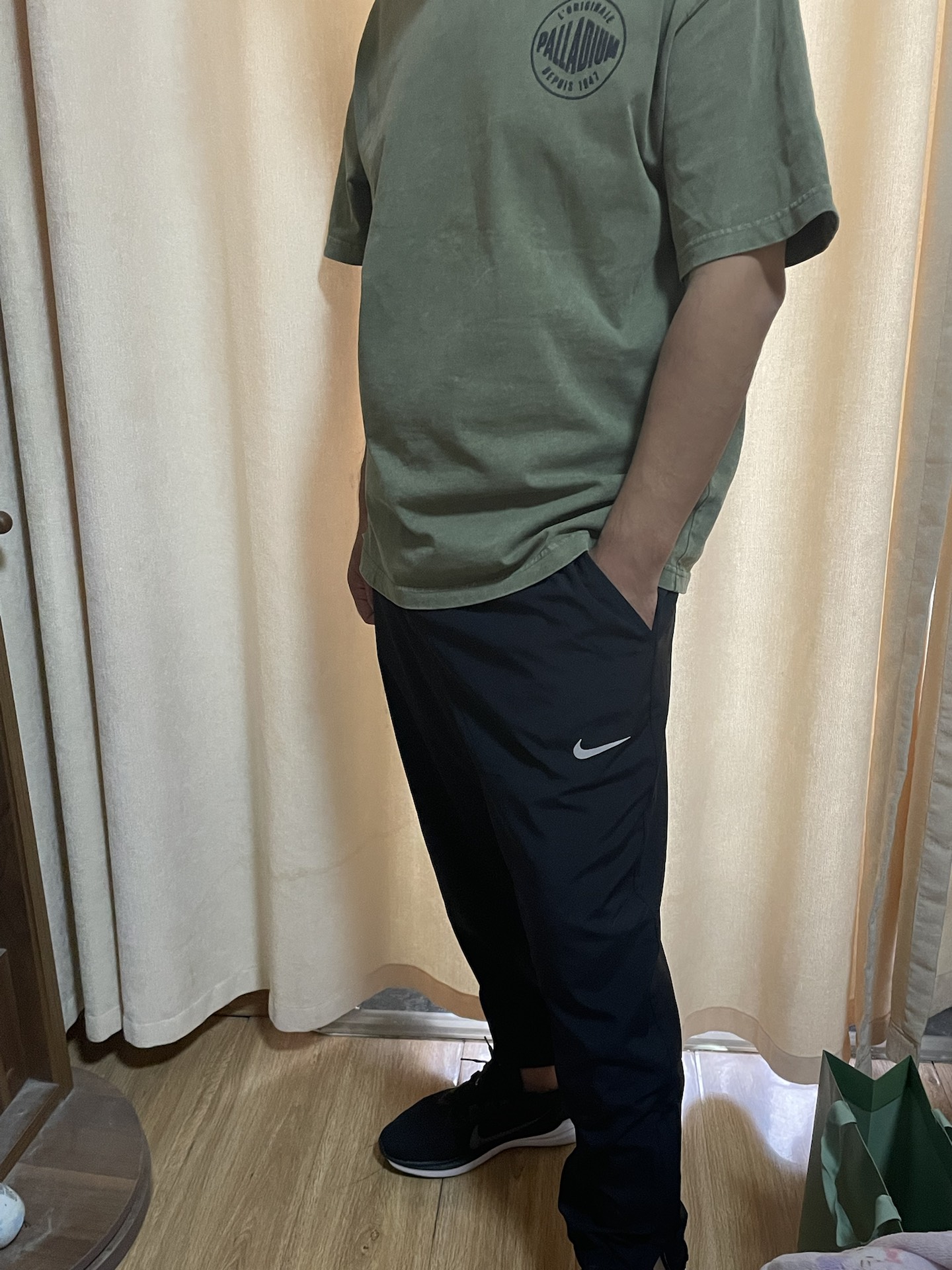 custom review-Nike Dri Fit Вязаные Тренировочные Штаны Мужские Черные