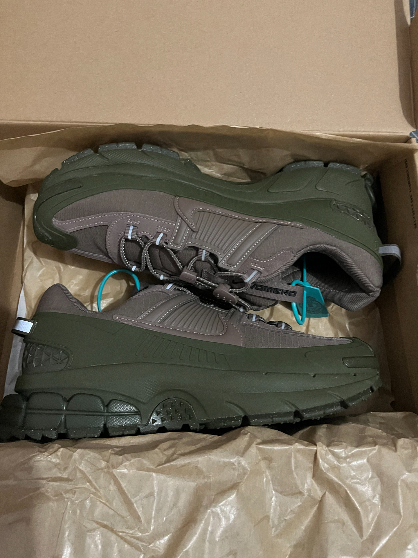 custom review-Nike Air Zoom Vomero 5 Износостойкий и Водонепроницаемый Низкий Топ Повседневный Тренировочный Городской Коммутирующий Беговые кроссовки Унисекс Коричневый