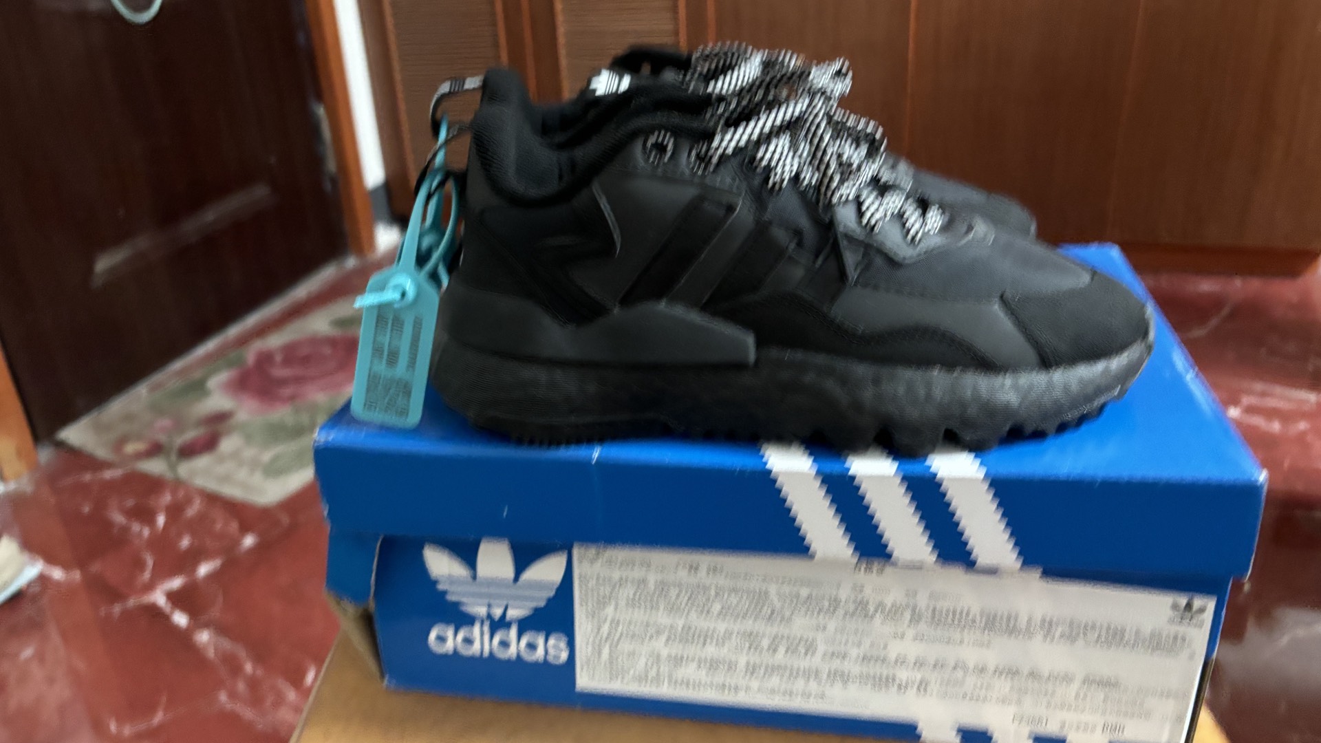 custom review-Adidas Originals Nite Jogger WINTERIZED Низкий Топ Casual Унисекс Черный