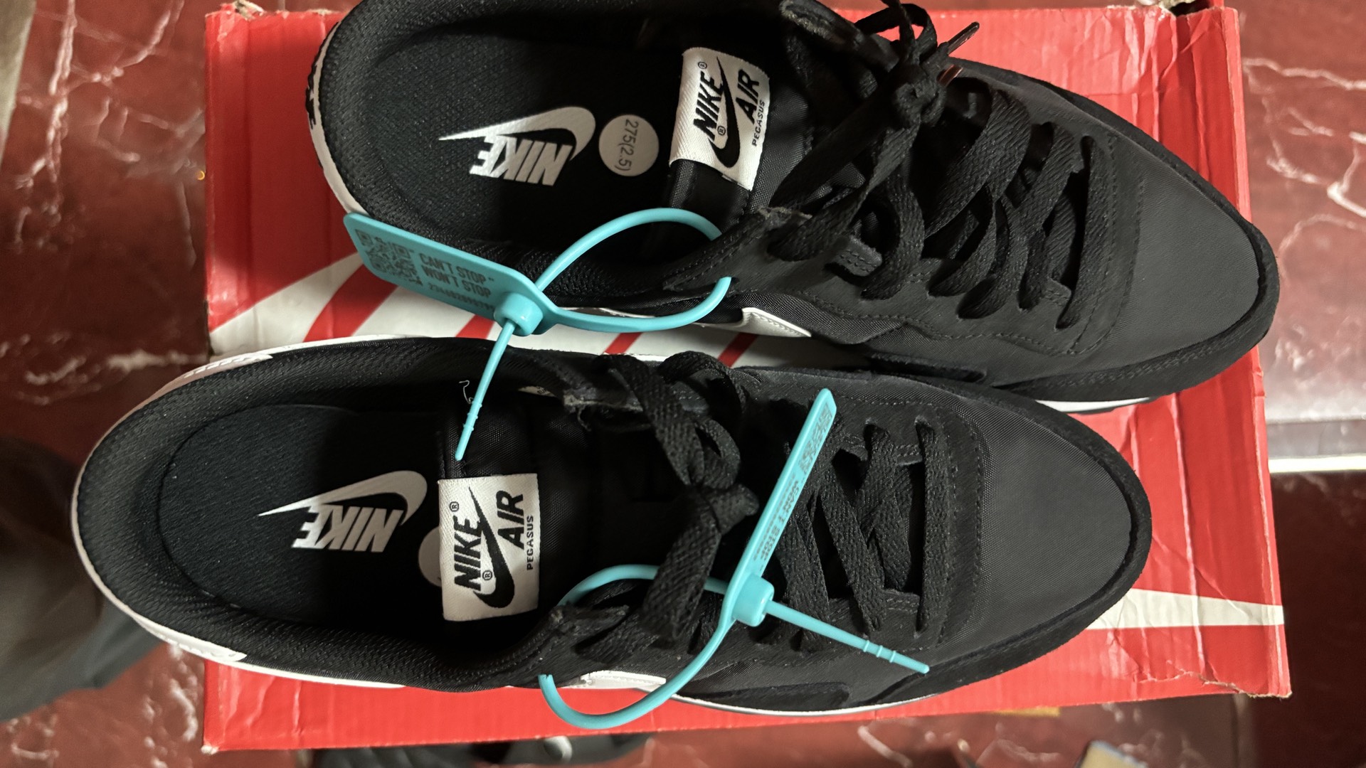 custom review-Nike Air Pegasus 83 Low Топ Повседневные Беговые Кроссовки Мужские Черные