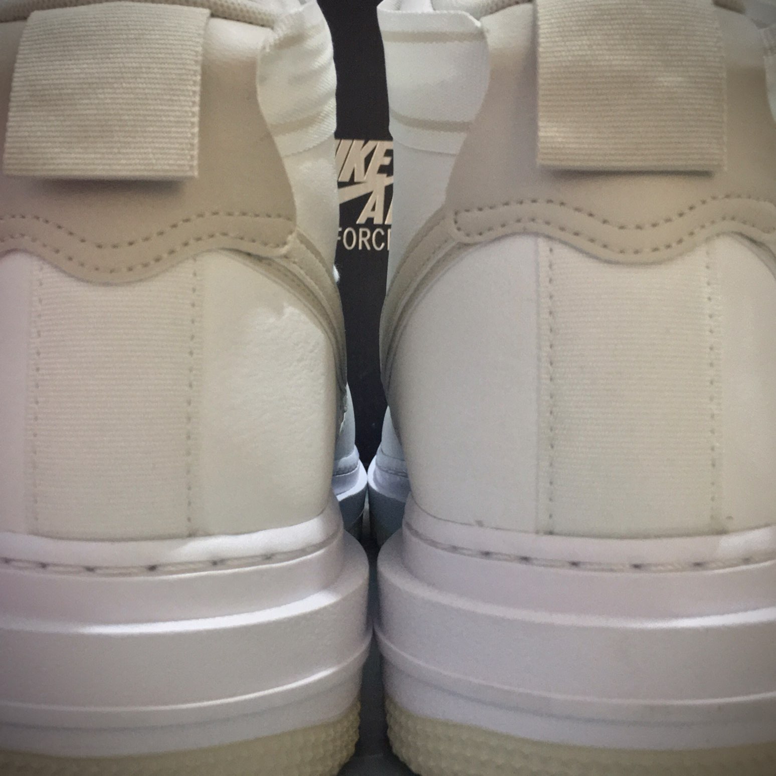 custom review-Nike Air Force 1 High Топ Скейтборд Кроссовки Мужские Белые