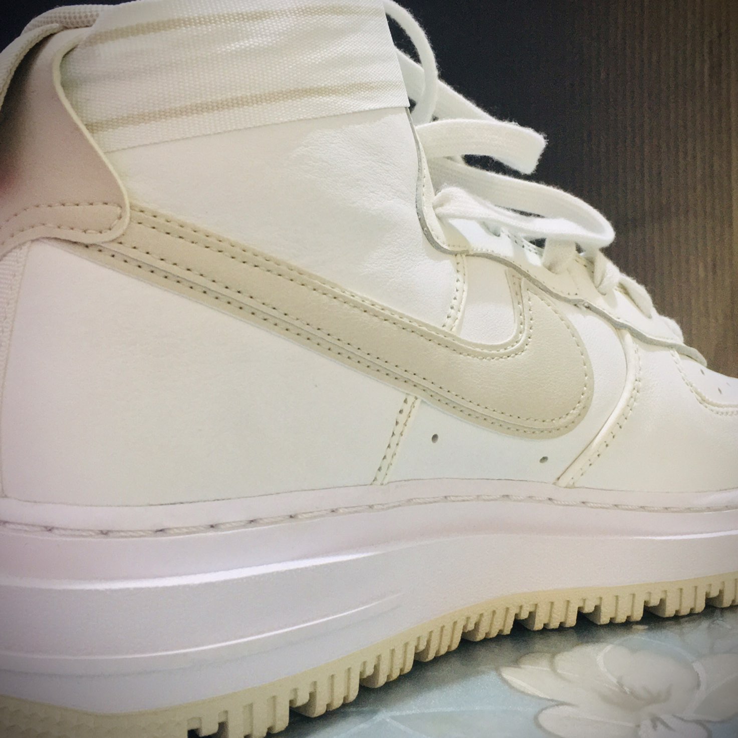 custom review-Nike Air Force 1 High Топ Скейтборд Кроссовки Мужские Белые