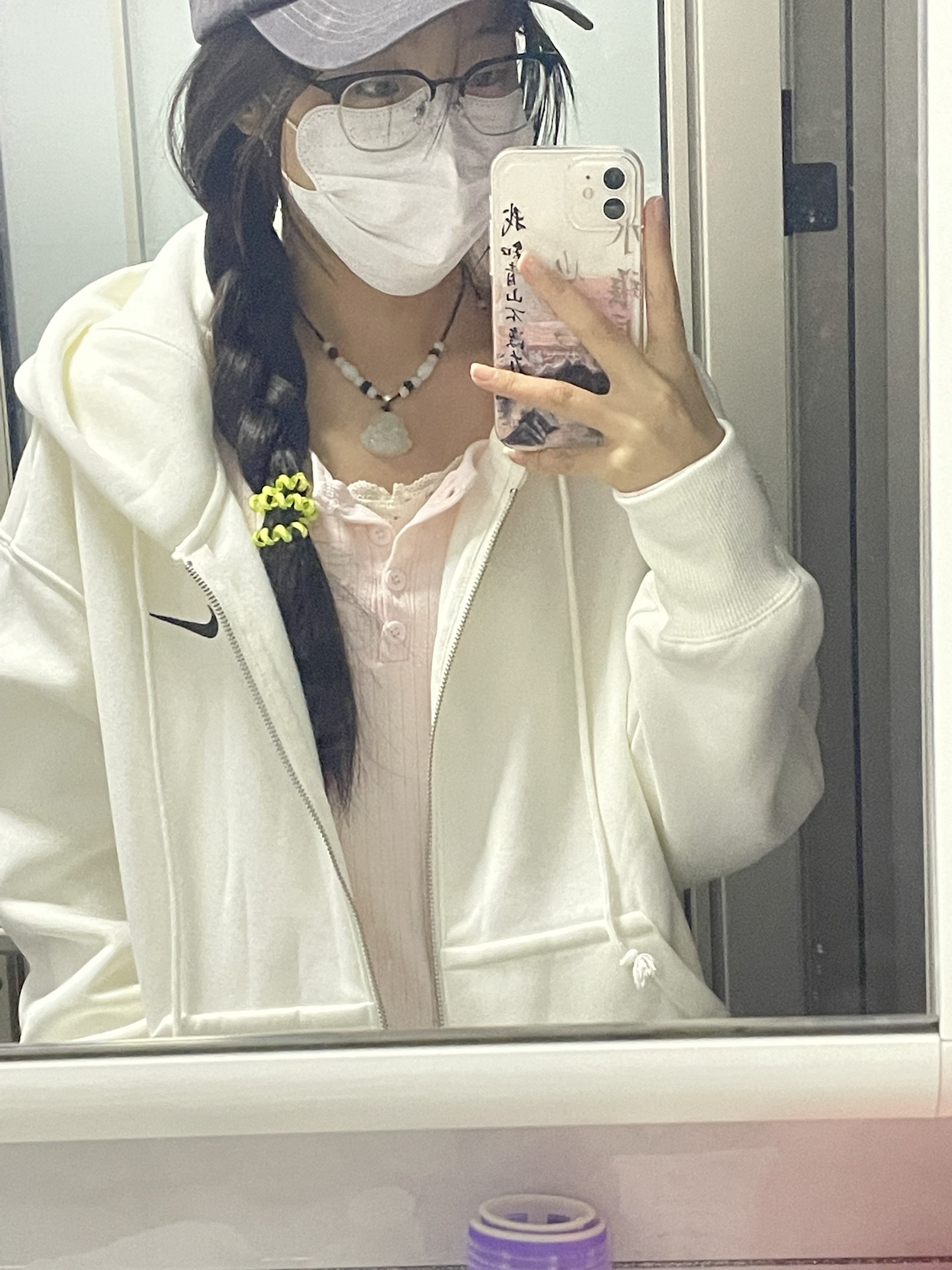 custom review-Nike Sportswear Толстовка Женская Белая