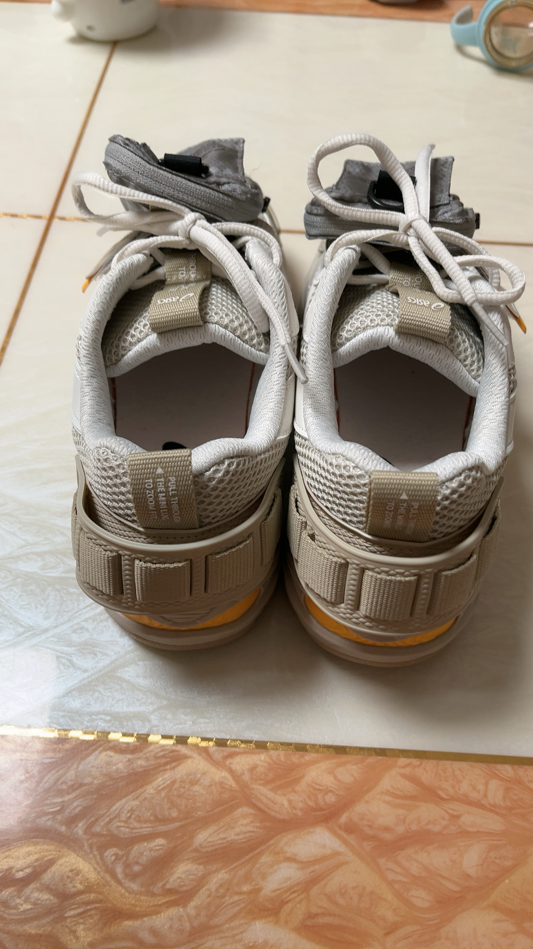 custom review-Asics Gel Kahana TR V3 Low Топ Casual Унисекс Белый Коричневый