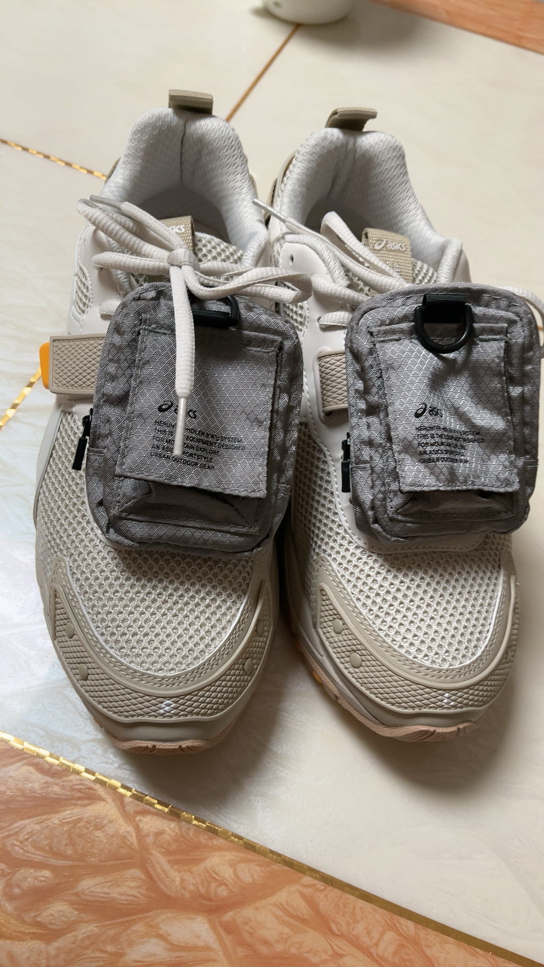 custom review-Asics Gel Kahana TR V3 Low Топ Casual Унисекс Белый Коричневый