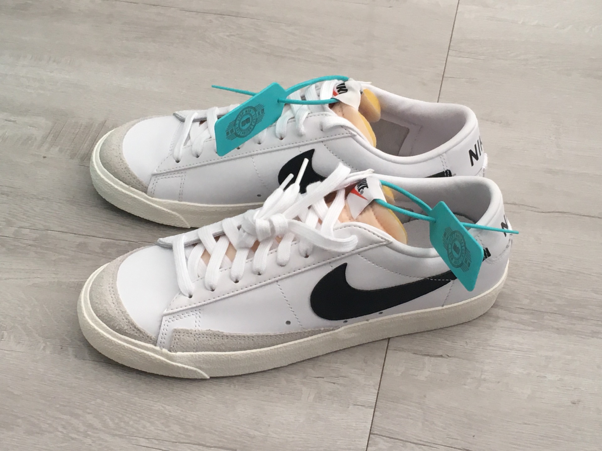custom review-Nike Blazer Low Топ Скейтборд Кроссовки Унисекс Айвори