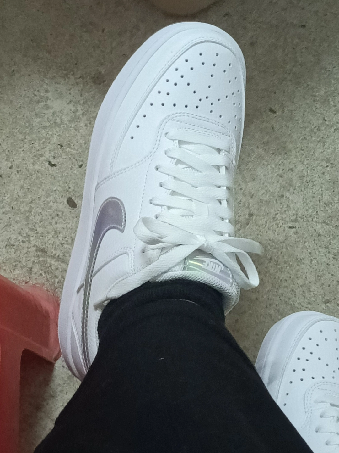 custom review-Nike Court Vision 1 Low Топ Скейтборд Кроссовки Женские Белые