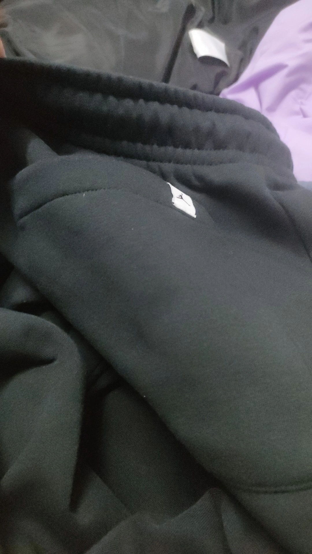 custom review-Джордан Вязаные Тренировочные Штаны Мужские Черные