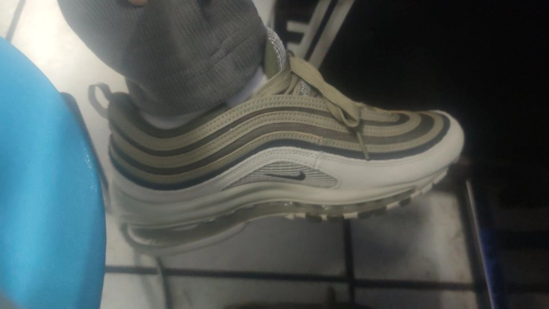 custom review-Nike Air Max 97 Устойчивый к истиранию Низкий Топ Casual Мужской Зеленый
