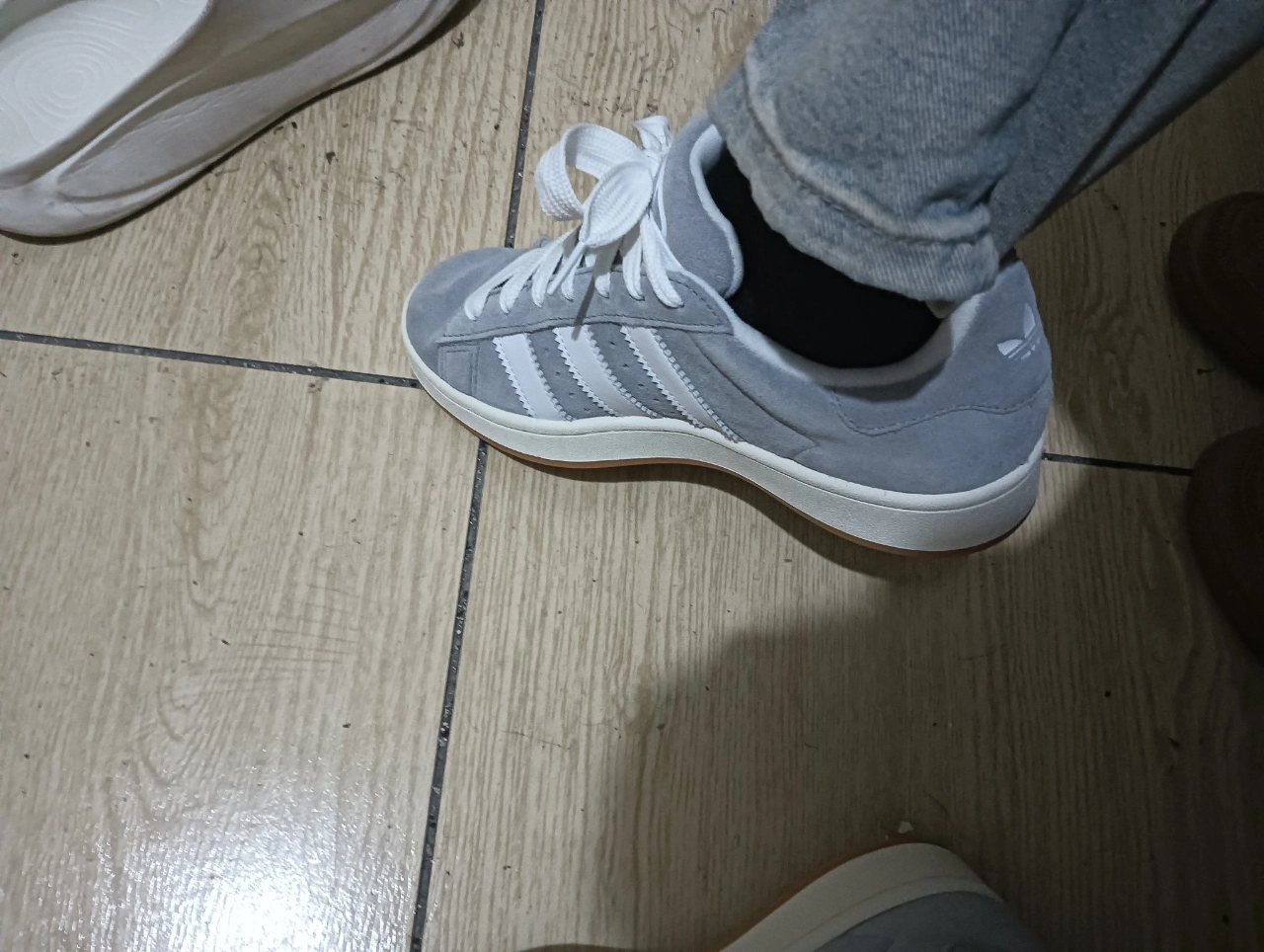 custom review-adidas originals Campus 00s 'Grey White'