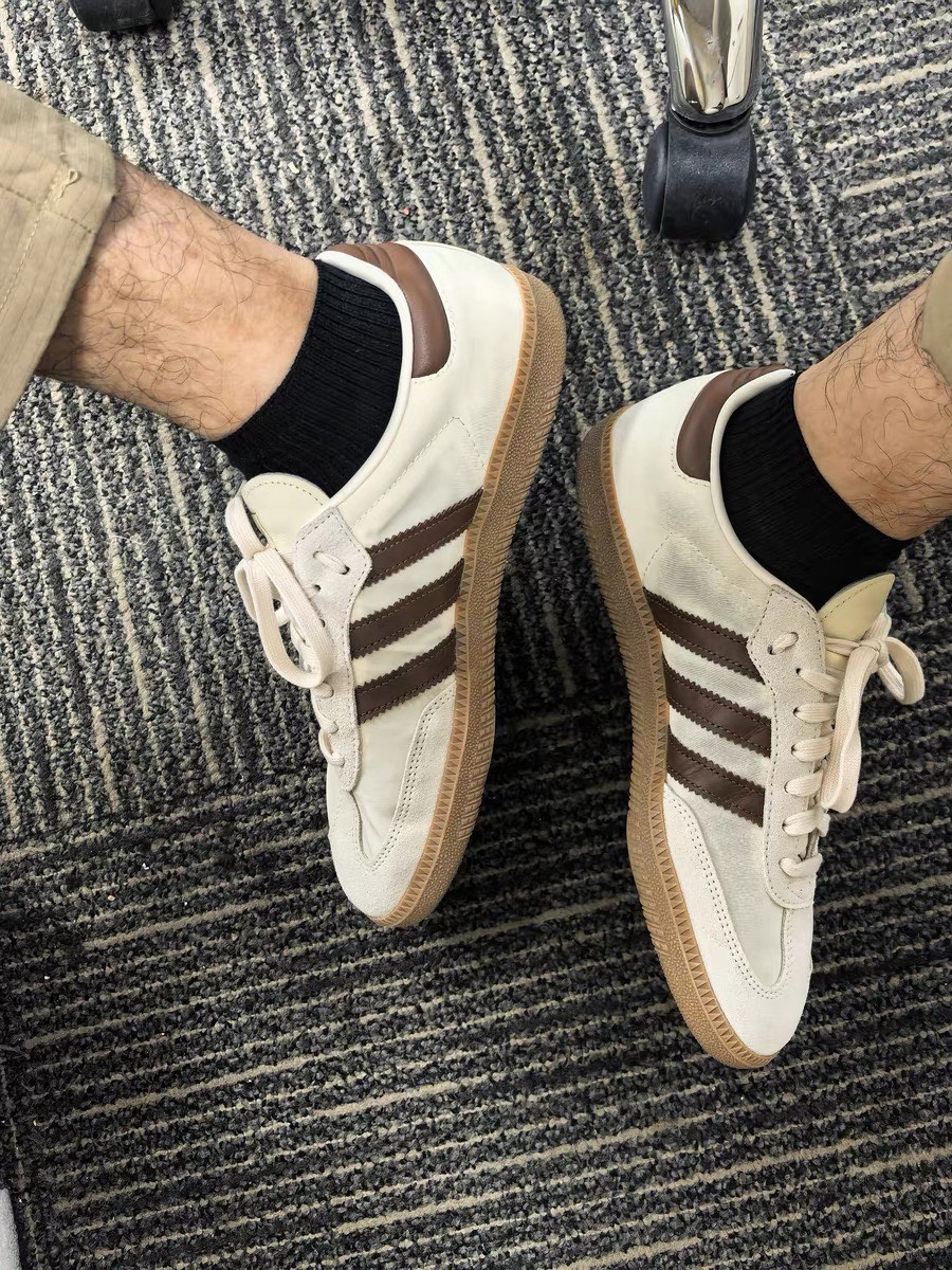 custom review-Adidas Originals SAMBA OG Low Топ Кроссовки для тренировок Унисекс Айвори Умбра