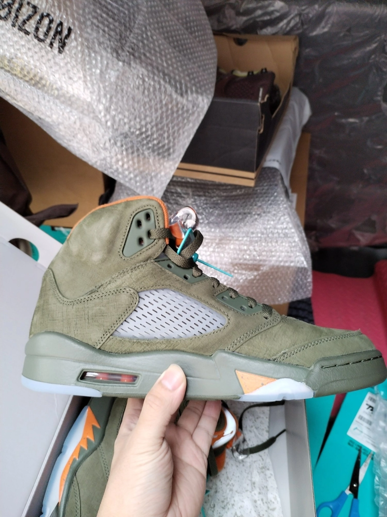 custom review-Air Jordan 5 Retro Olive 2024