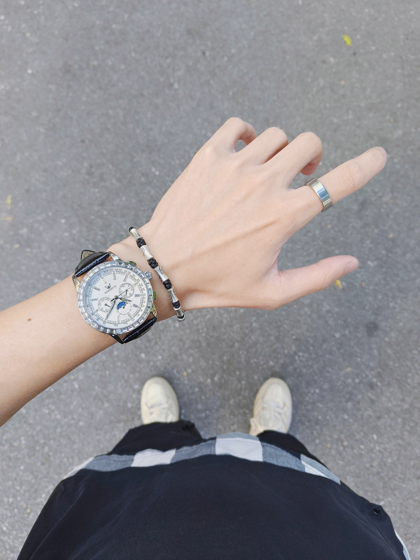 男生手上戴什么?混搭简约感有了‼️