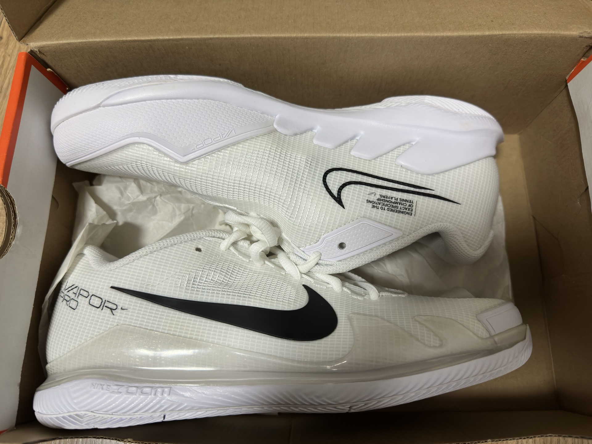 custom review-Nike Court Air Амортизация Низкий Топ Теннисные Кроссовки Мужские Белый Черный