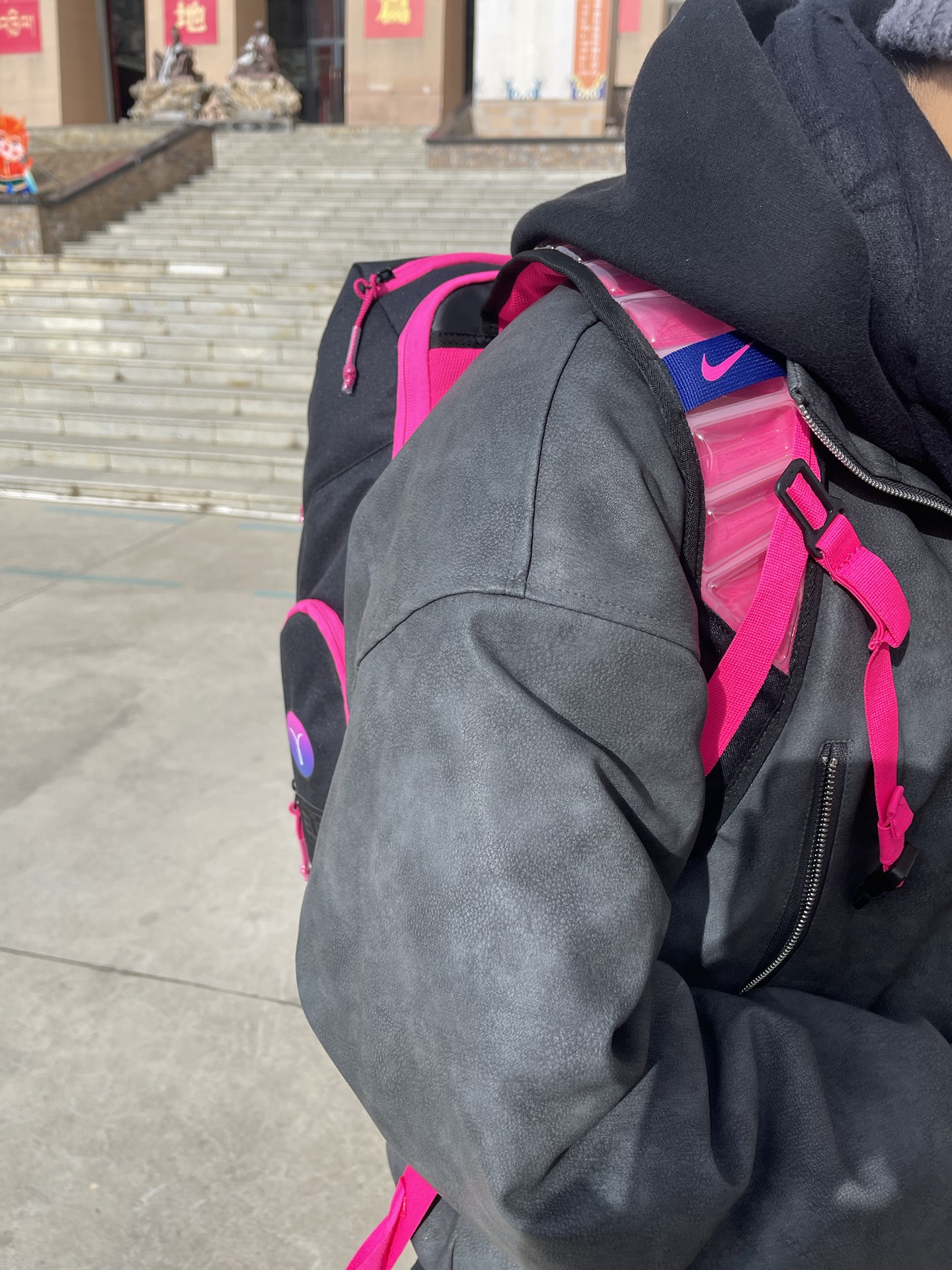custom review-Nike Hoops Elite Backpack Kay Yow 2023 Bag 32L Men Backpack Black Fierce Pink